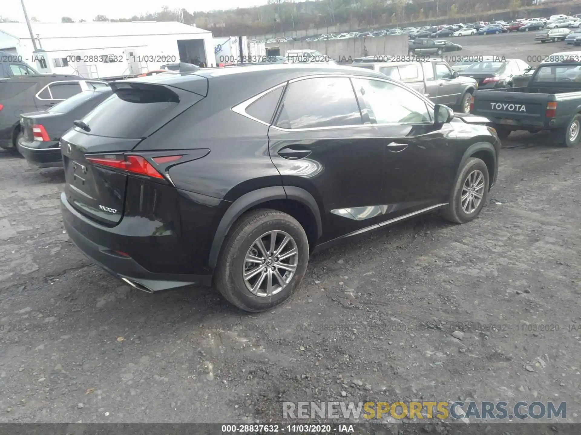 4 Фотография поврежденного автомобиля JTJAARBZ1L2158290 LEXUS NX 2020