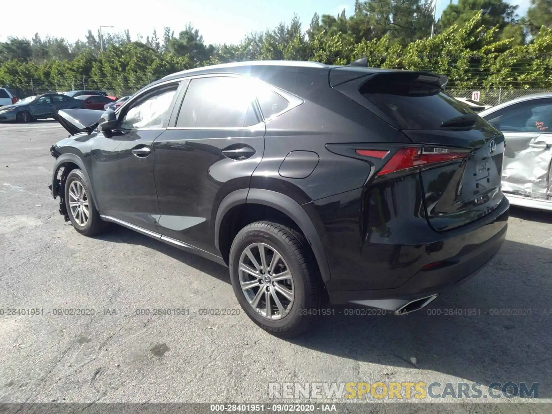 3 Фотография поврежденного автомобиля JTJAARBZ1L2166129 LEXUS NX 2020