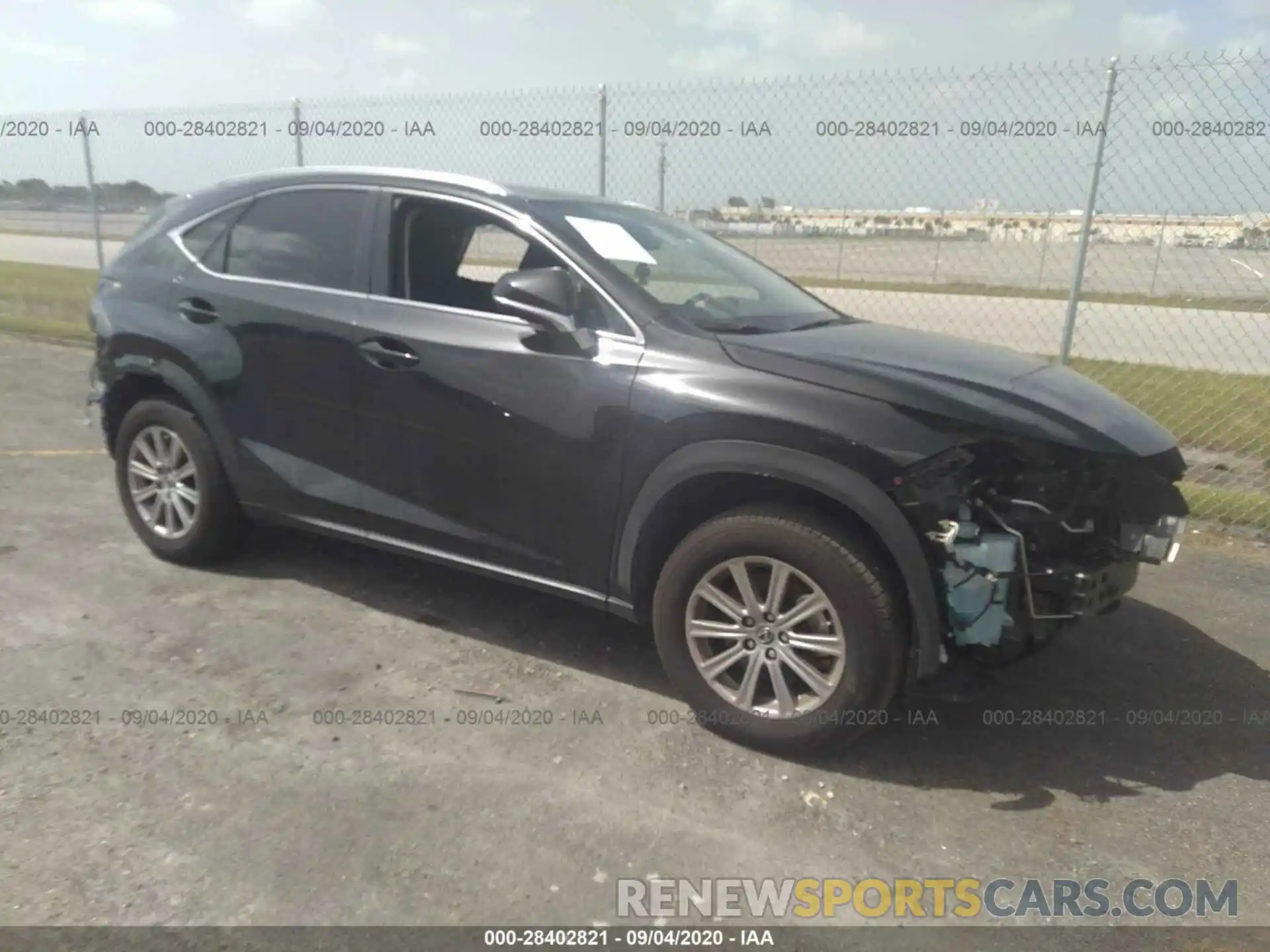 1 Photograph of a damaged car JTJAARBZ1L2166356 LEXUS NX 2020