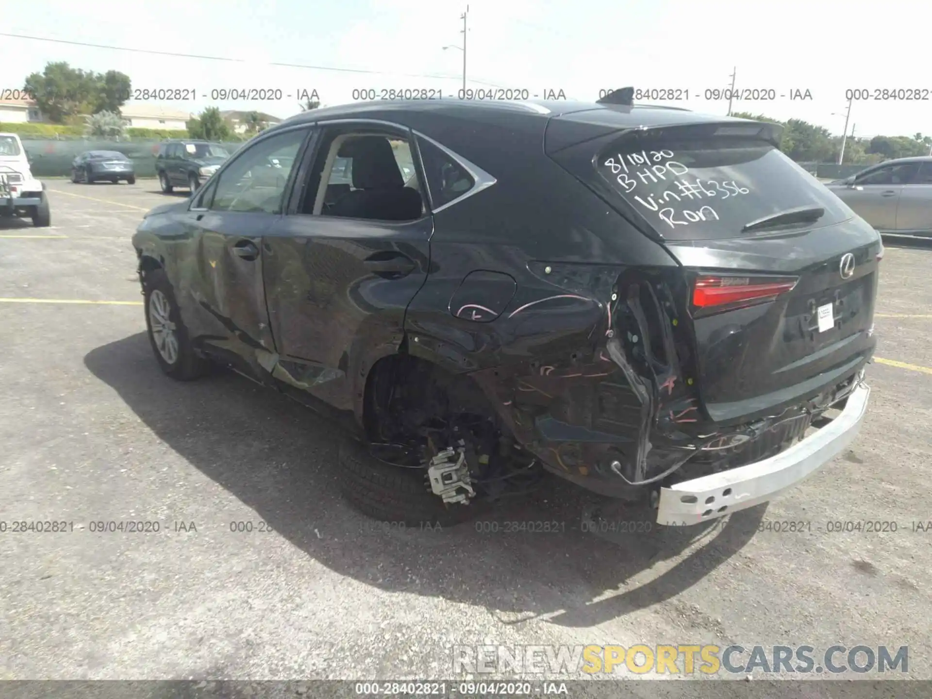 3 Photograph of a damaged car JTJAARBZ1L2166356 LEXUS NX 2020