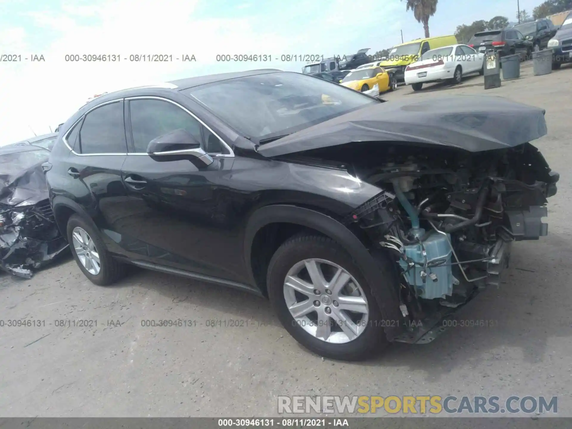 1 Photograph of a damaged car JTJAARBZ1L2166518 LEXUS NX 2020