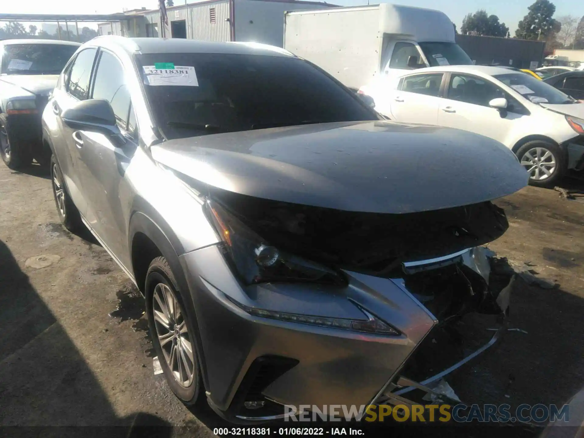 1 Photograph of a damaged car JTJAARBZ1L2172786 LEXUS NX 2020