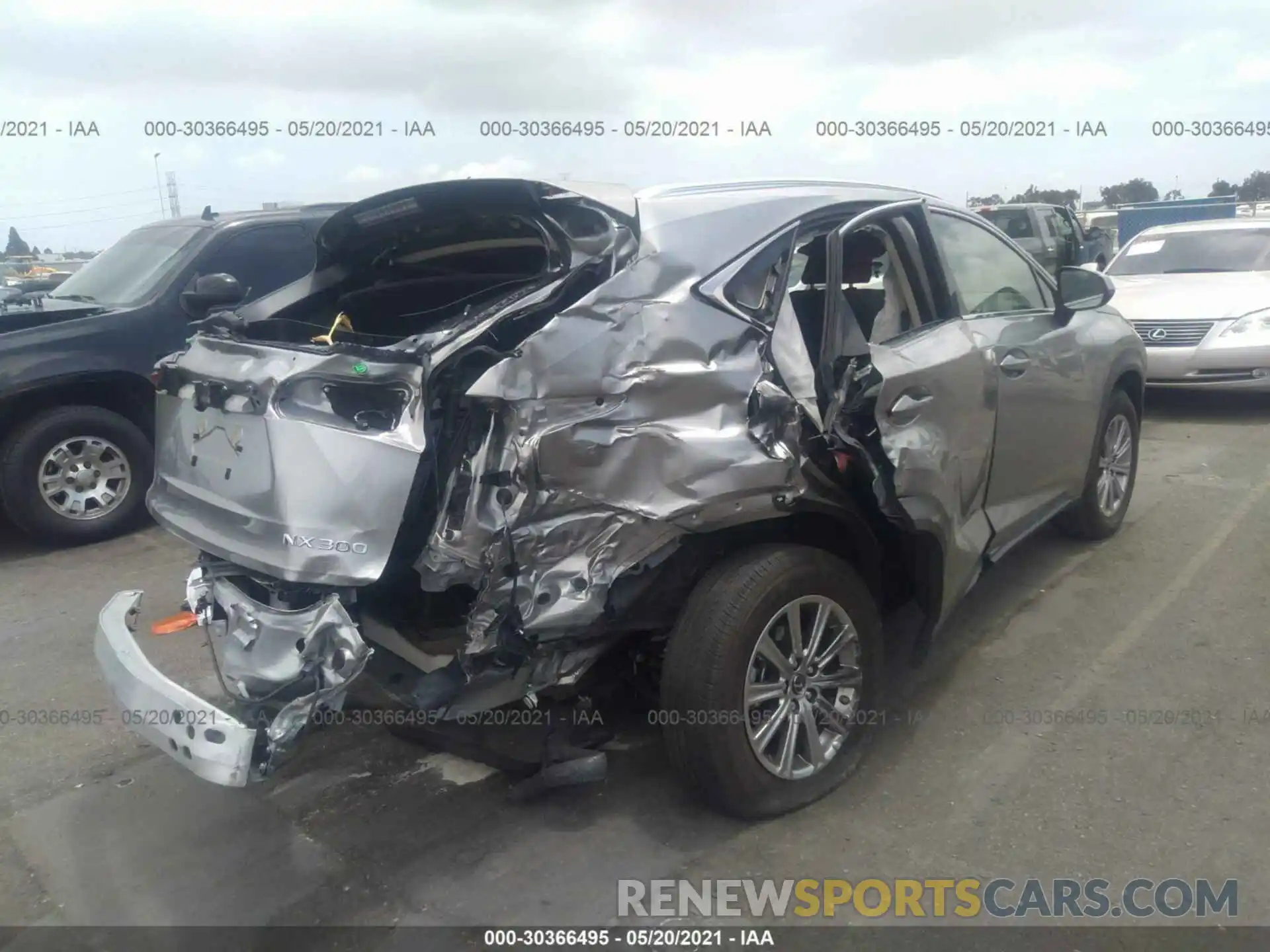 6 Photograph of a damaged car JTJAARBZ1L2173632 LEXUS NX 2020