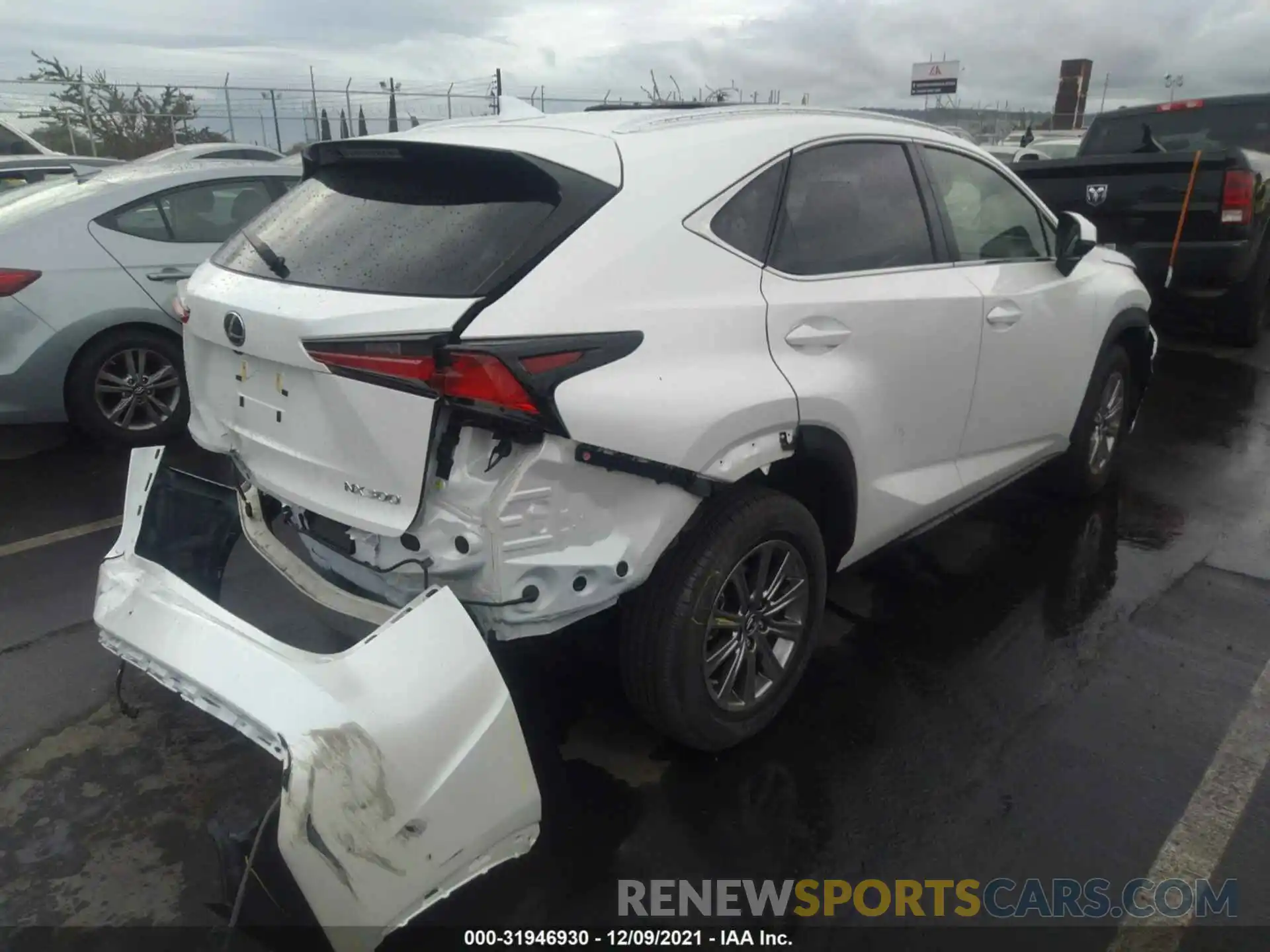 4 Photograph of a damaged car JTJAARBZ1L2176577 LEXUS NX 2020