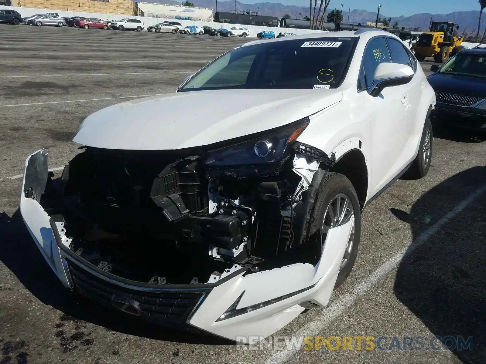 2 Photograph of a damaged car JTJAARBZ1L5001857 LEXUS NX 2020