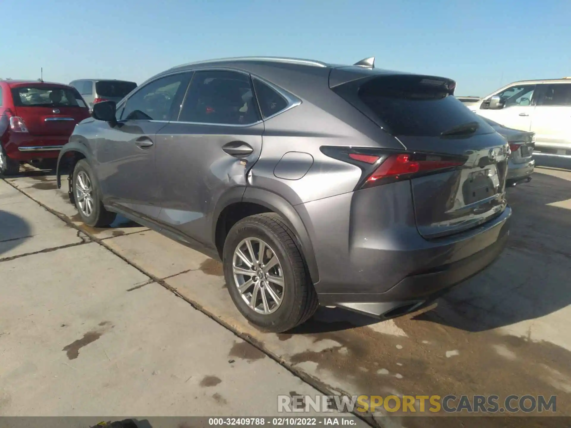 3 Photograph of a damaged car JTJAARBZ1L5007013 LEXUS NX 2020