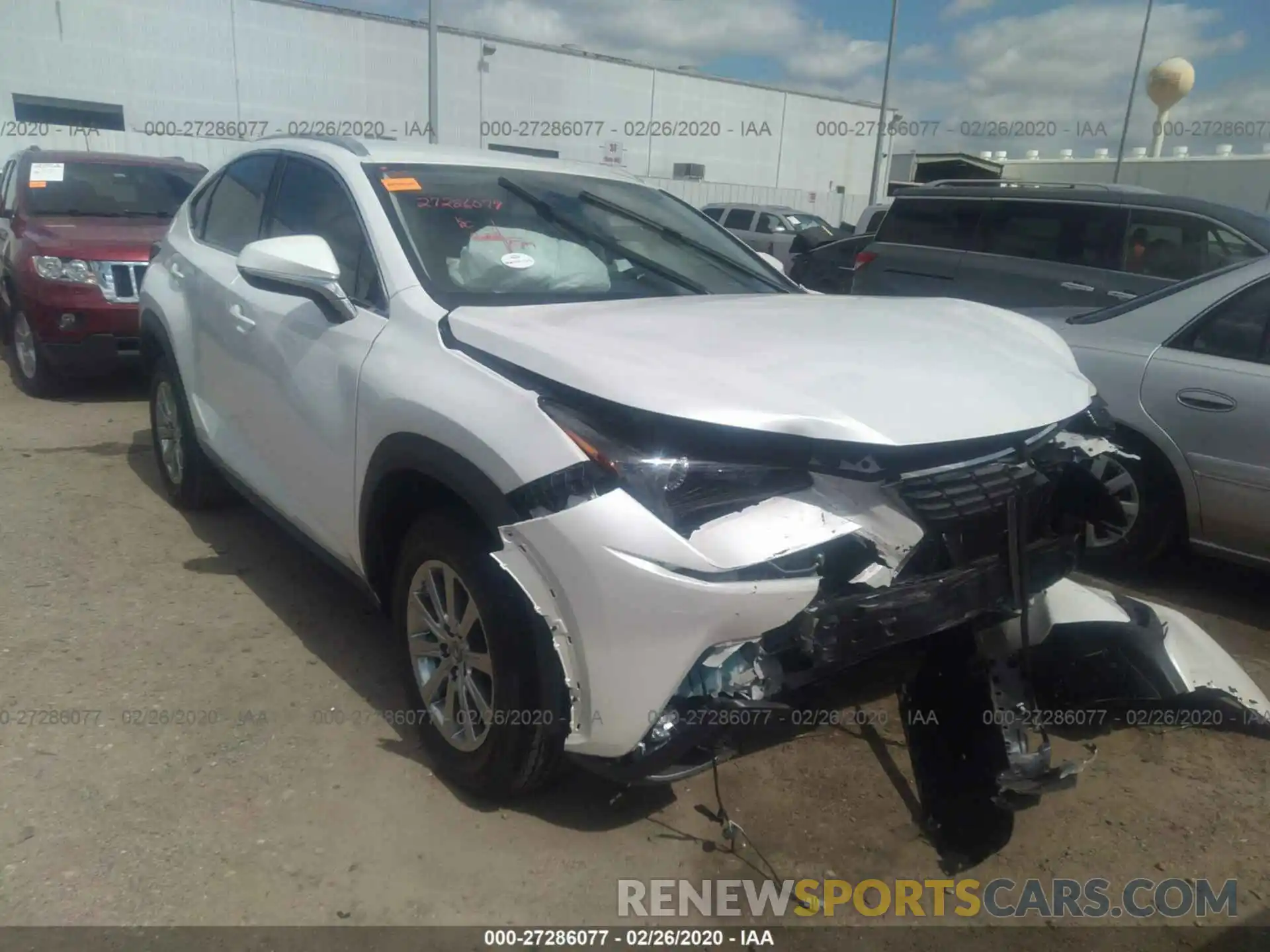 1 Photograph of a damaged car JTJAARBZ1L5010414 LEXUS NX 2020