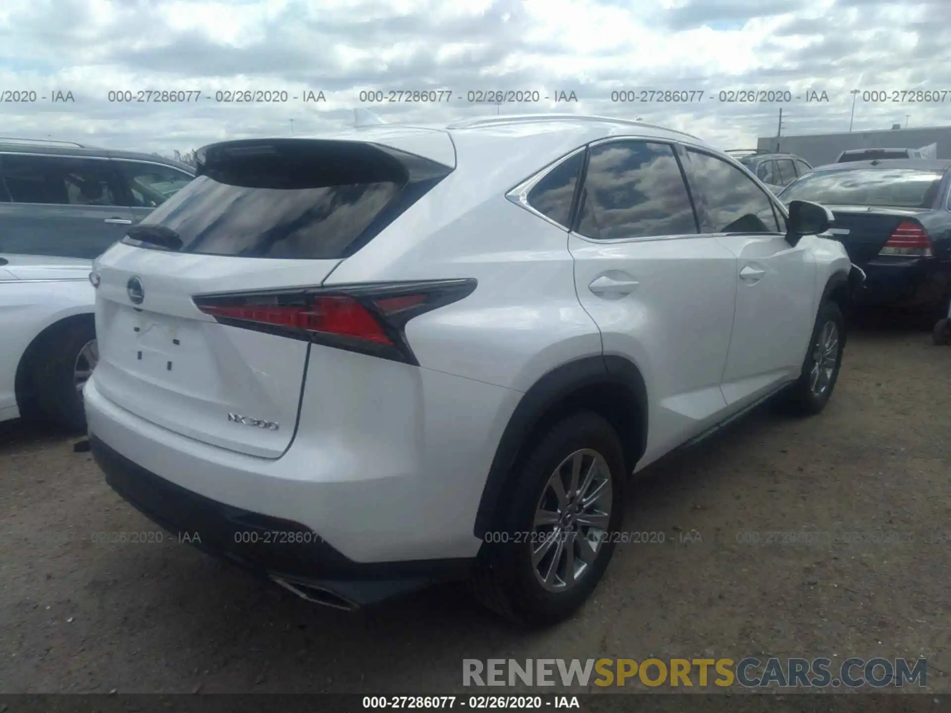 4 Фотография поврежденного автомобиля JTJAARBZ1L5010414 LEXUS NX 2020