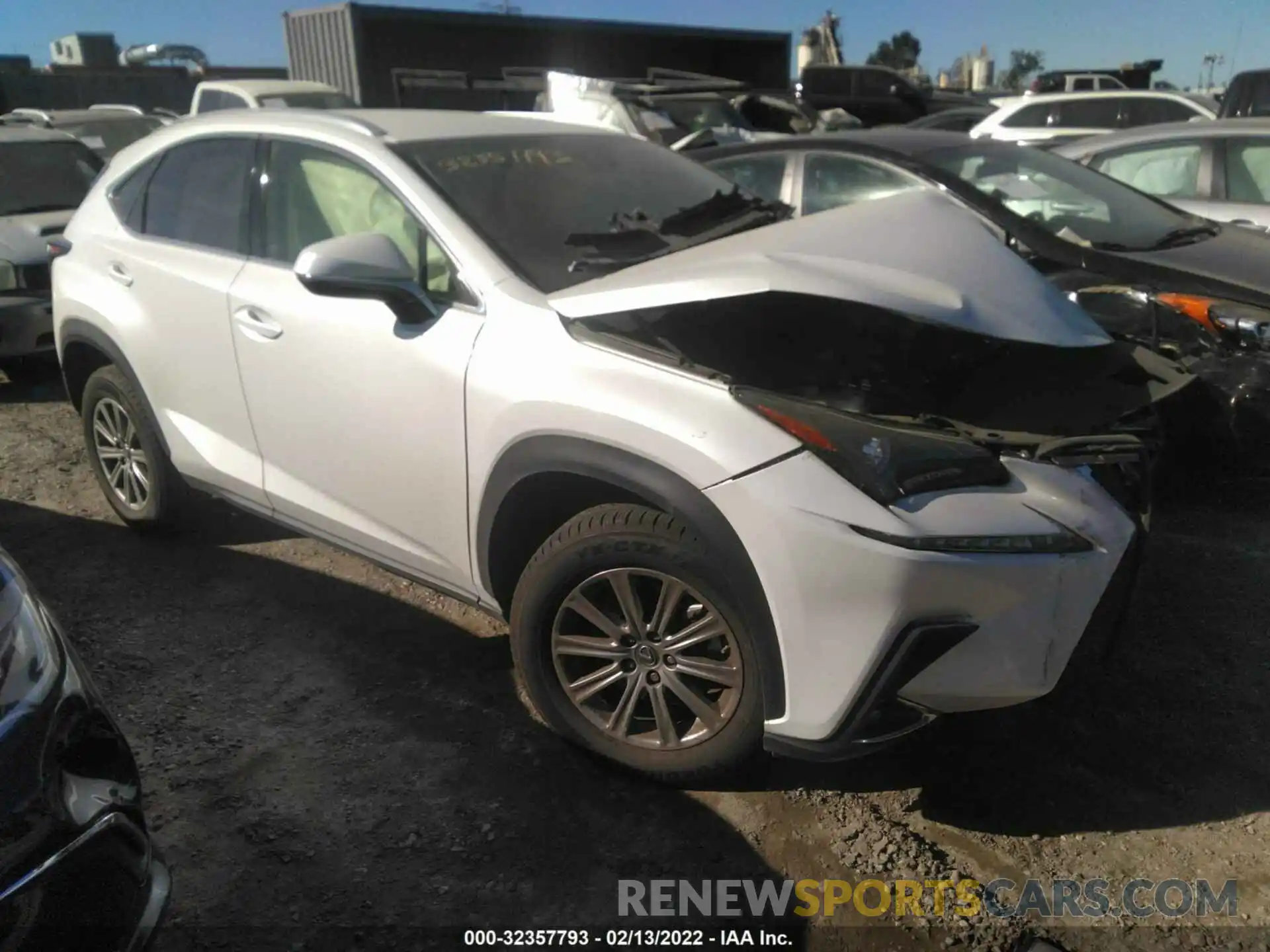 1 Photograph of a damaged car JTJAARBZ1L5013958 LEXUS NX 2020