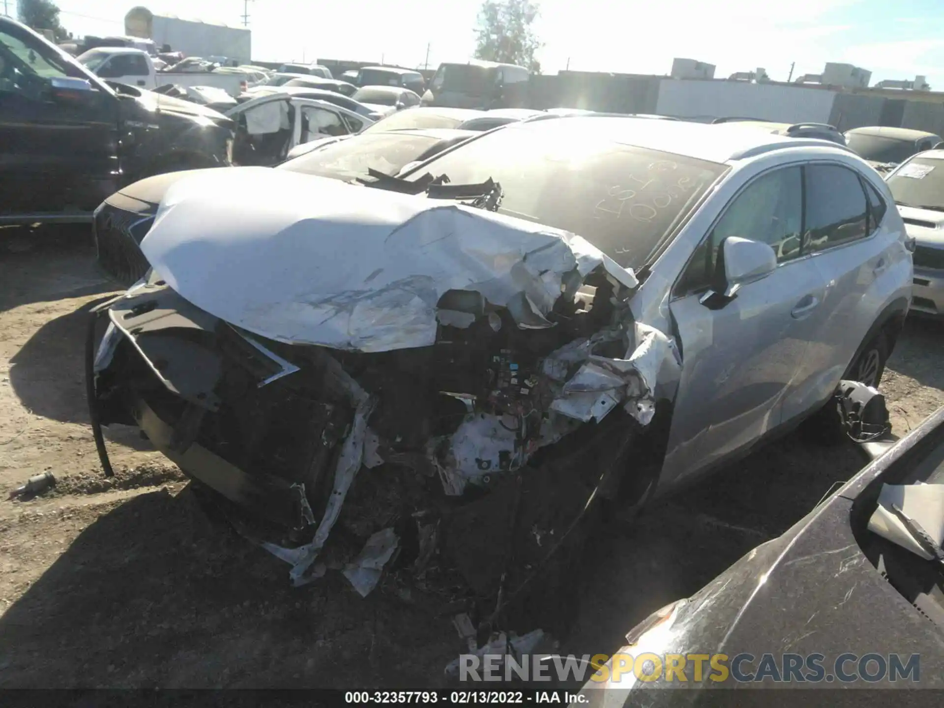 2 Photograph of a damaged car JTJAARBZ1L5013958 LEXUS NX 2020