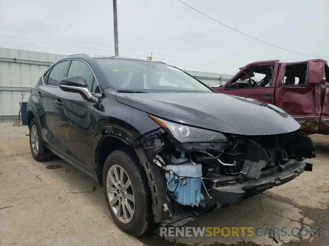 1 Photograph of a damaged car JTJAARBZ1L5016200 LEXUS NX 2020