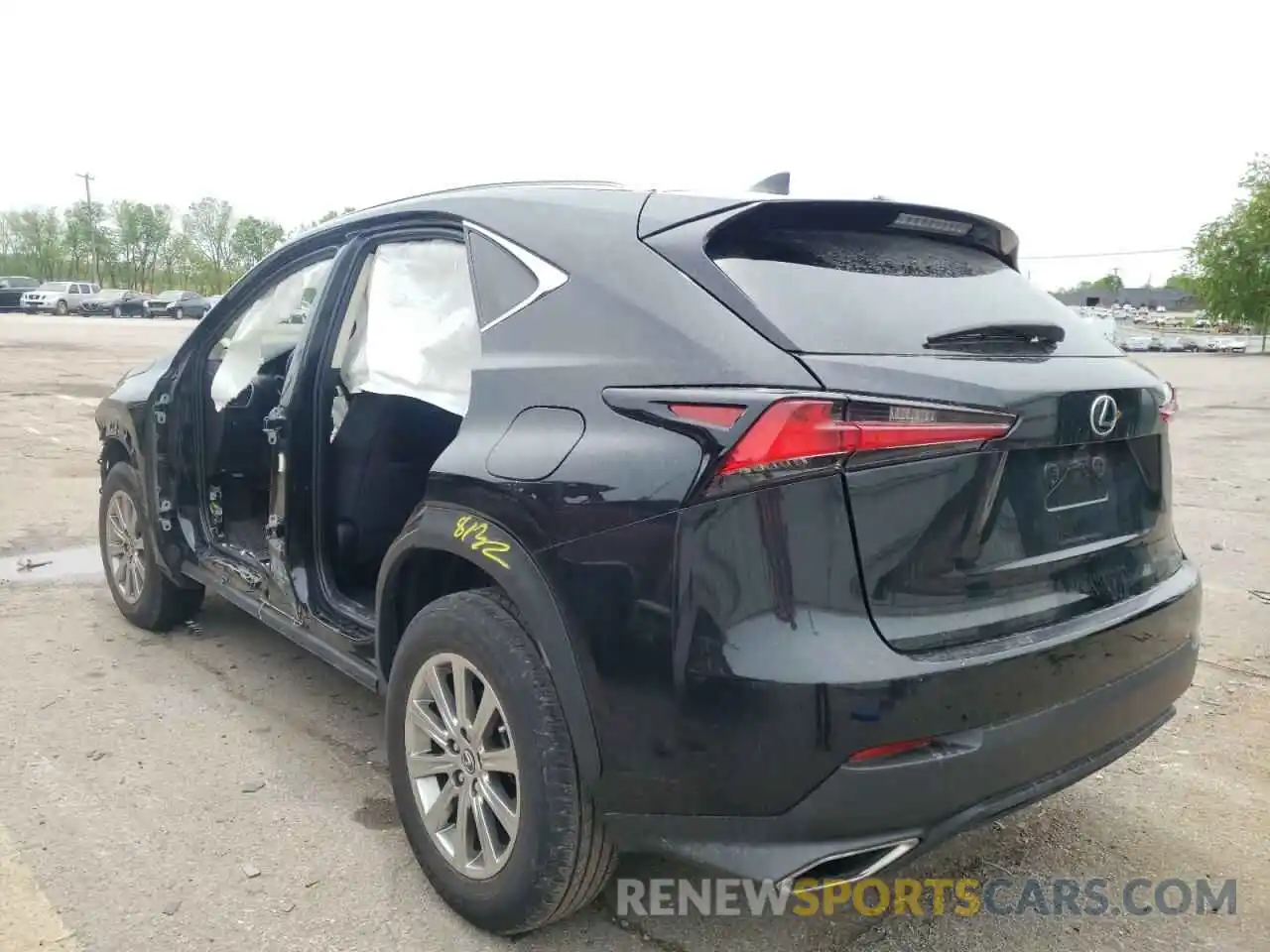 3 Фотография поврежденного автомобиля JTJAARBZ1L5016200 LEXUS NX 2020