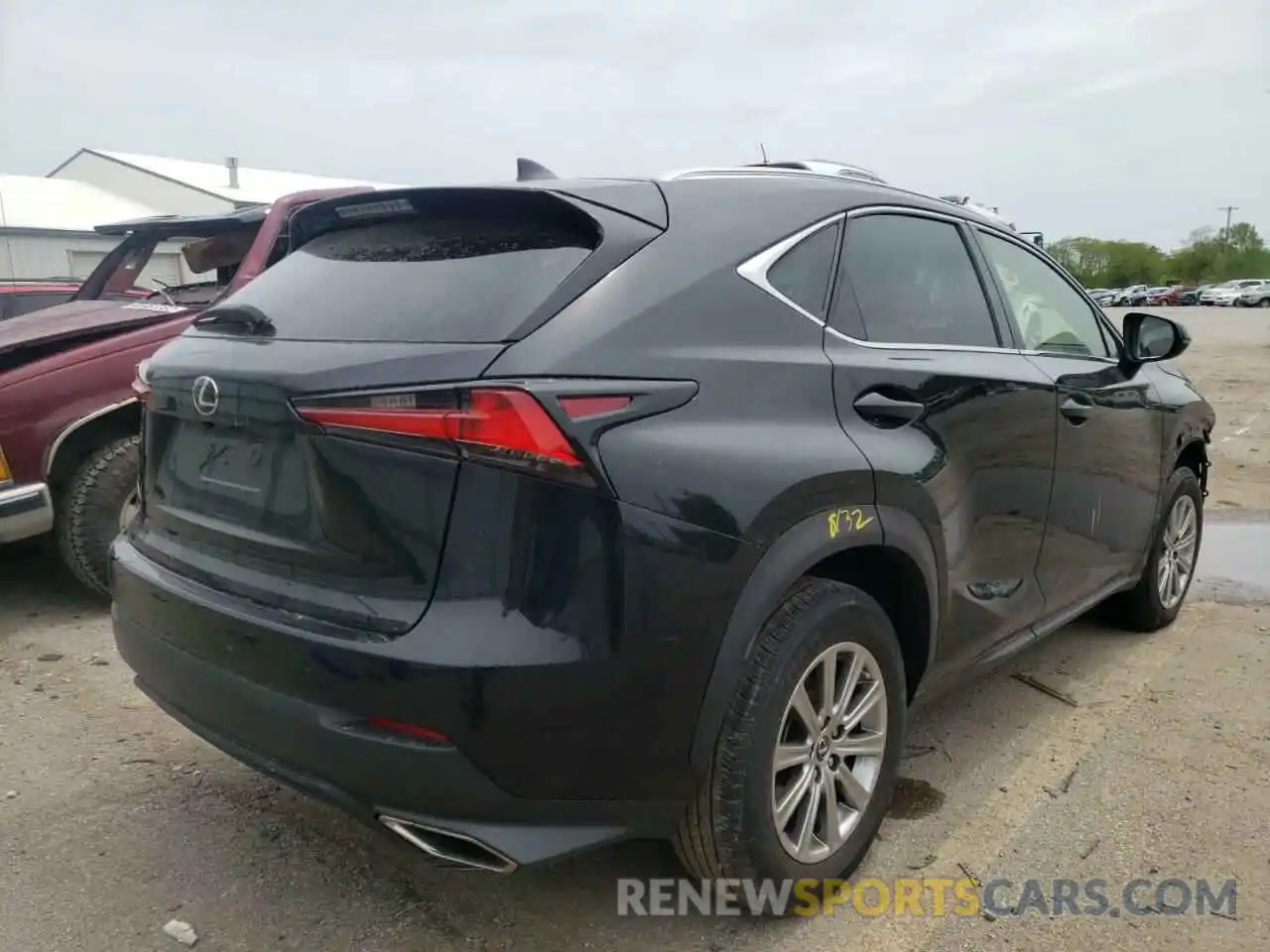 4 Фотография поврежденного автомобиля JTJAARBZ1L5016200 LEXUS NX 2020