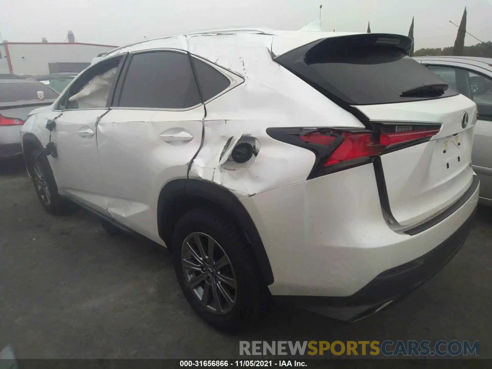 6 Фотография поврежденного автомобиля JTJAARBZ1L5019405 LEXUS NX 2020