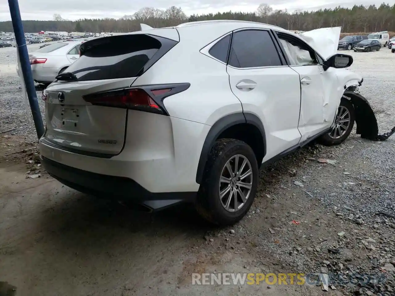 4 Фотография поврежденного автомобиля JTJAARBZ2L2158248 LEXUS NX 2020