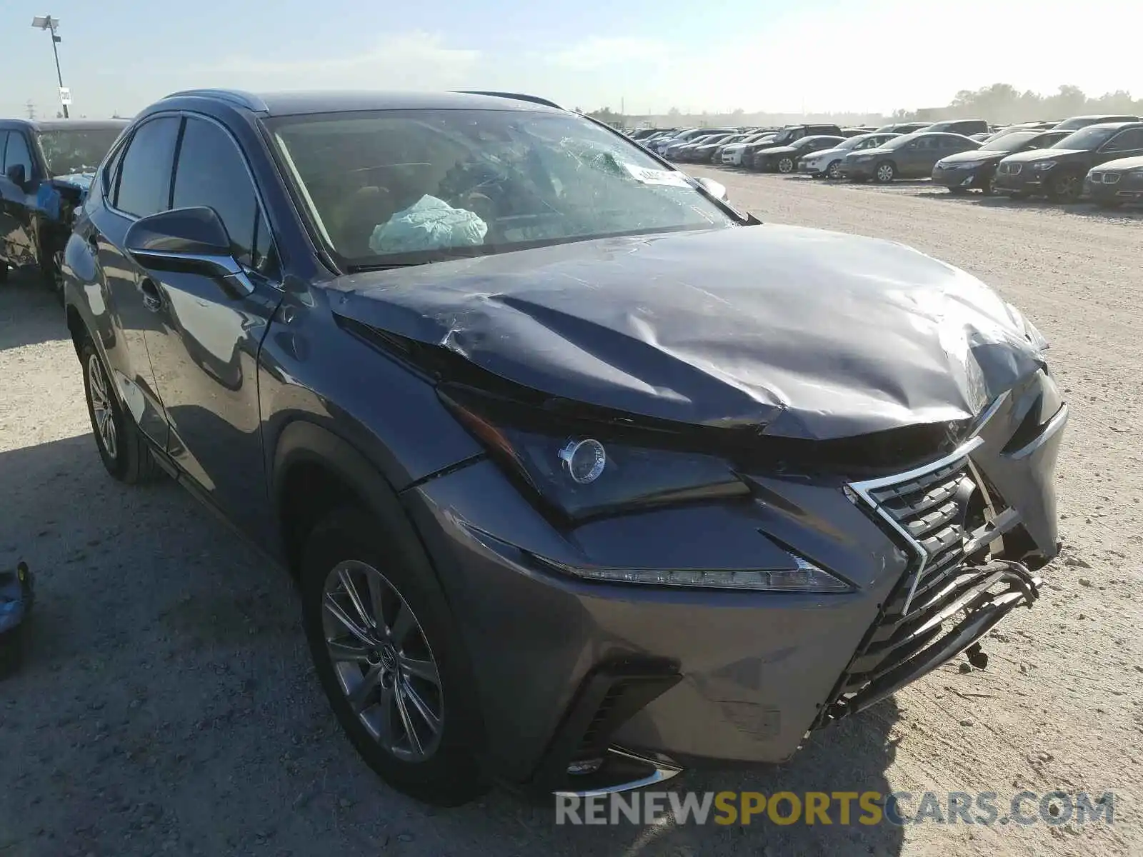 1 Photograph of a damaged car JTJAARBZ2L2158380 LEXUS NX 2020