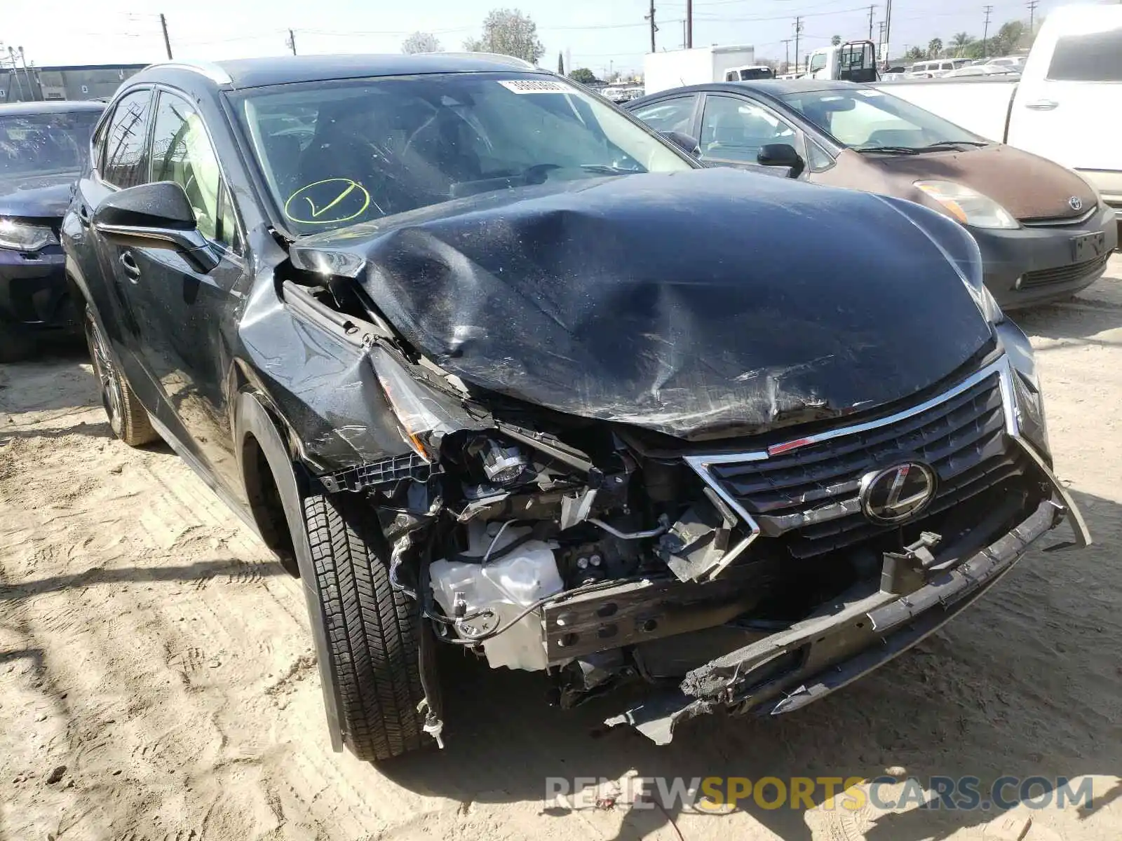 1 Photograph of a damaged car JTJAARBZ2L5008607 LEXUS NX 2020