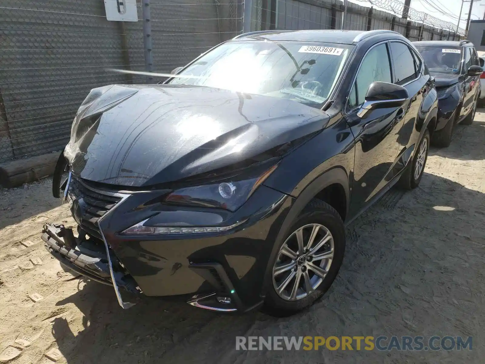 2 Фотография поврежденного автомобиля JTJAARBZ2L5008607 LEXUS NX 2020