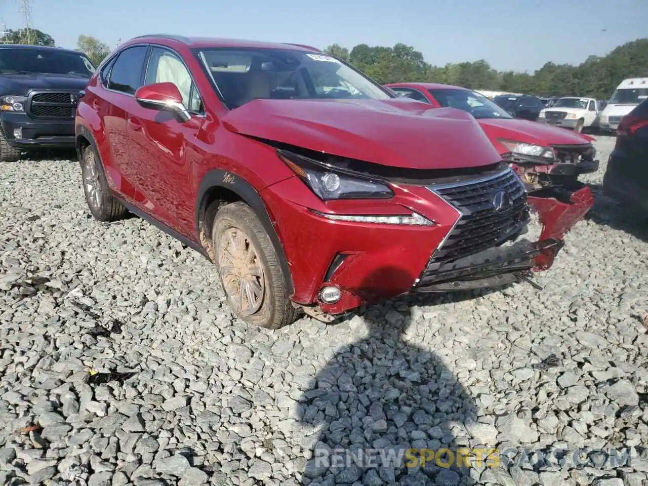 1 Photograph of a damaged car JTJAARBZ2L5011359 LEXUS NX 2020