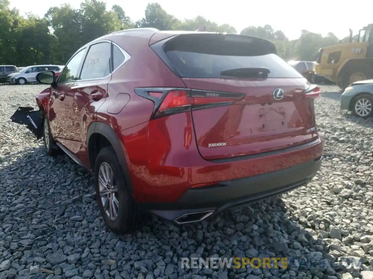 3 Photograph of a damaged car JTJAARBZ2L5011359 LEXUS NX 2020