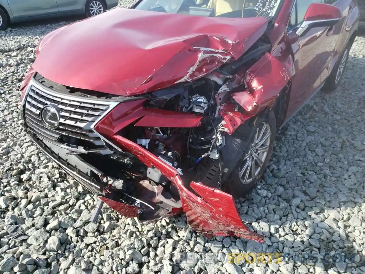 9 Photograph of a damaged car JTJAARBZ2L5011359 LEXUS NX 2020