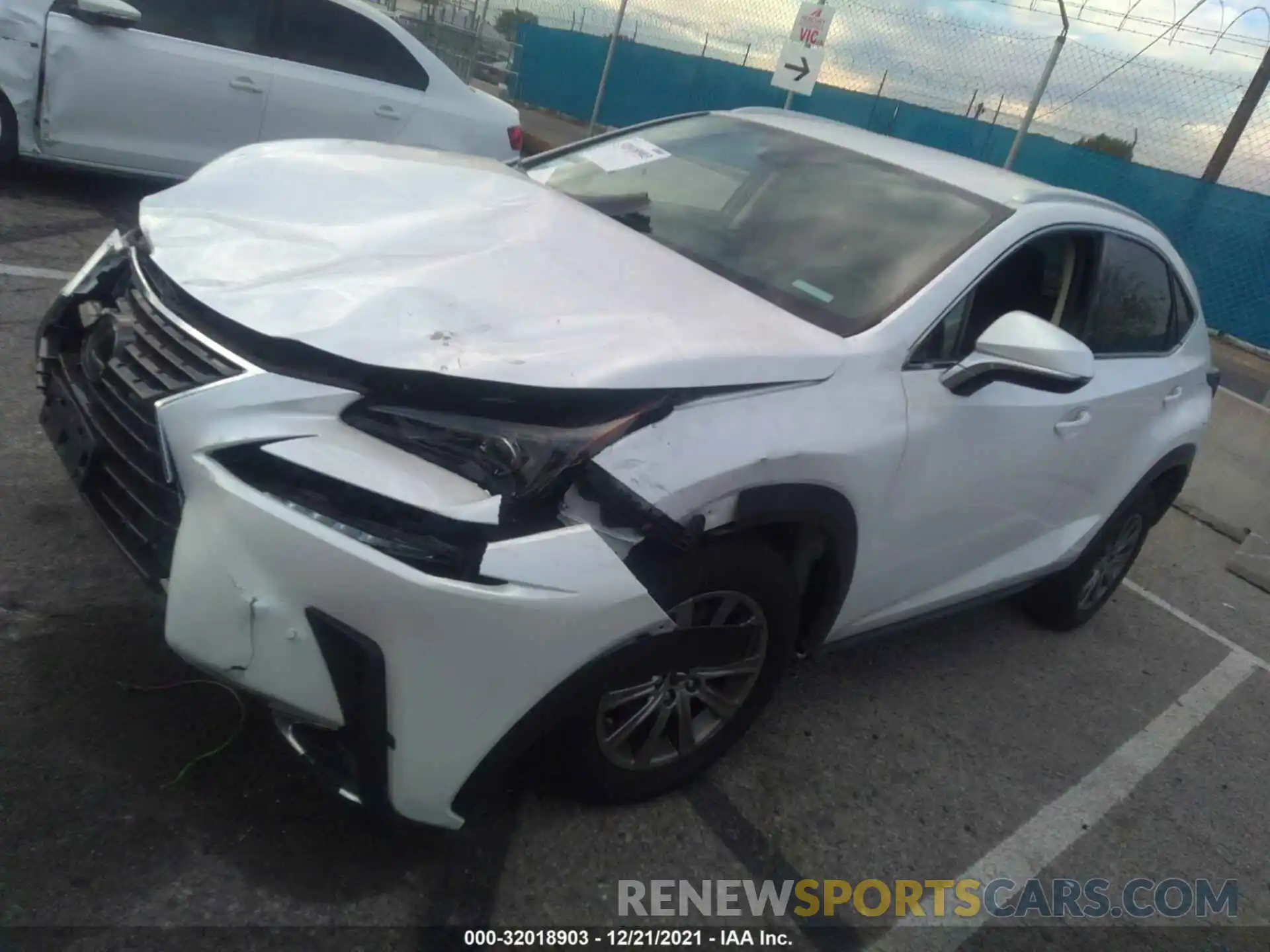 2 Photograph of a damaged car JTJAARBZ3L2159358 LEXUS NX 2020