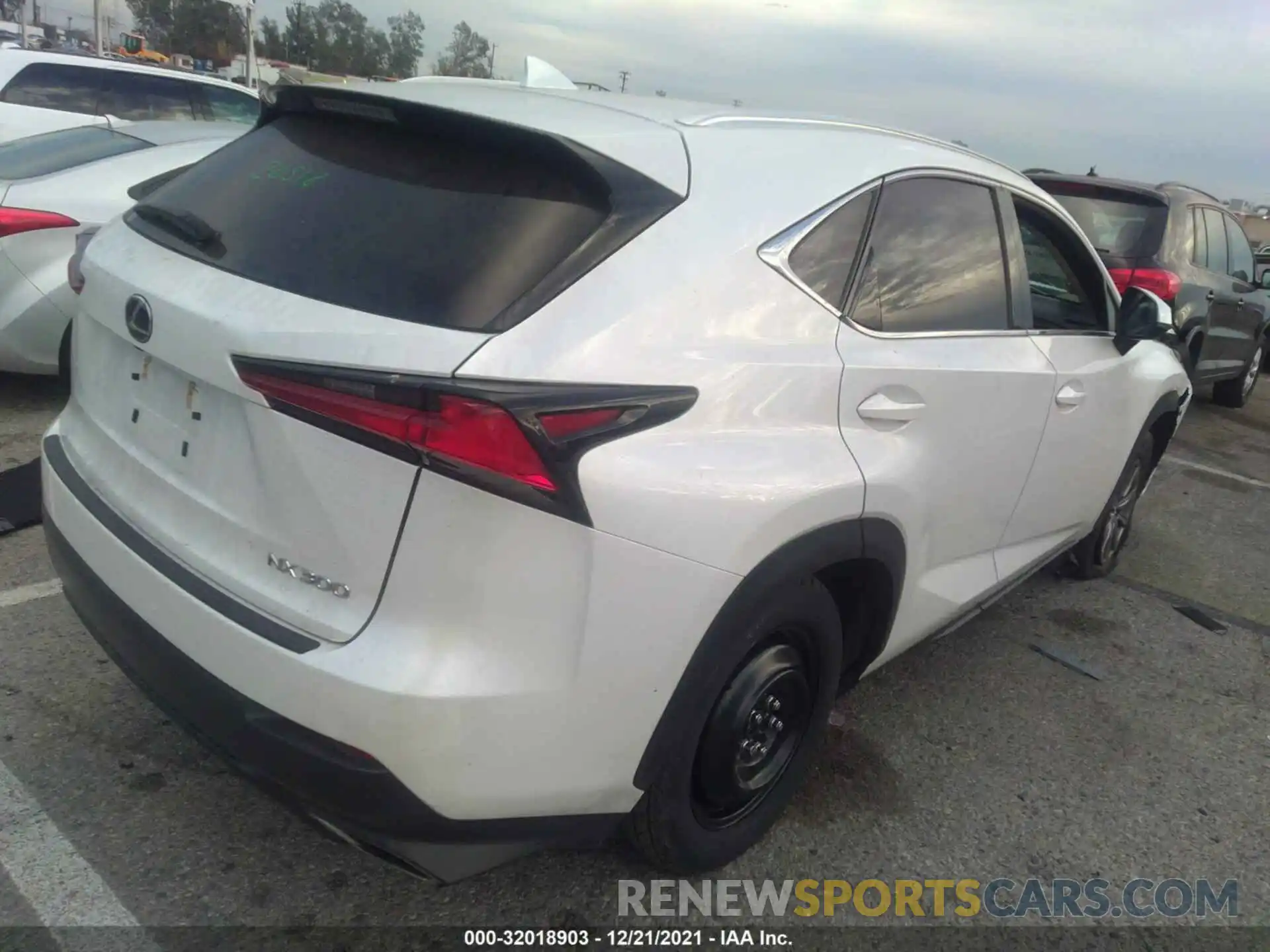 4 Photograph of a damaged car JTJAARBZ3L2159358 LEXUS NX 2020