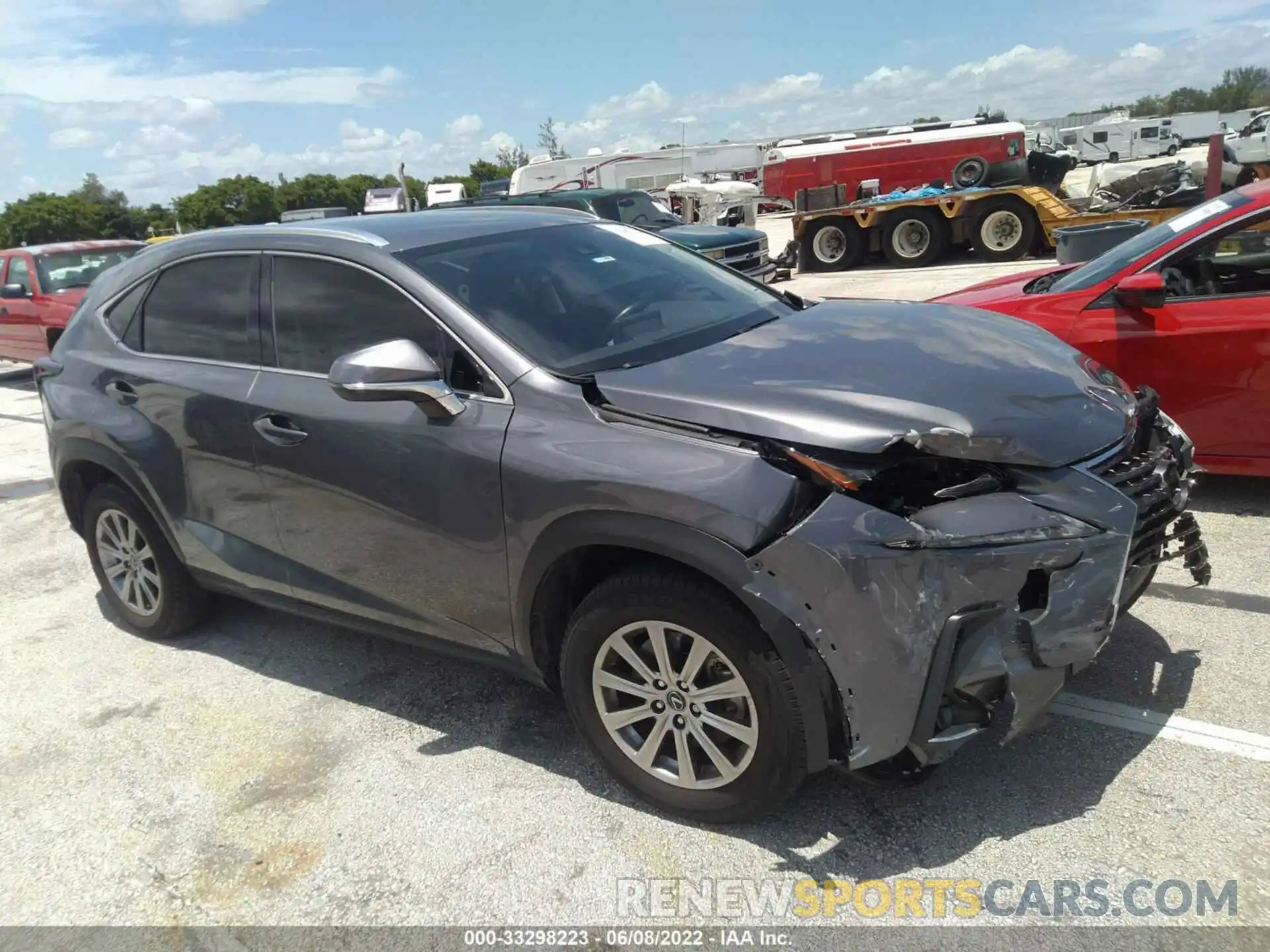 1 Photograph of a damaged car JTJAARBZ3L2173339 LEXUS NX 2020