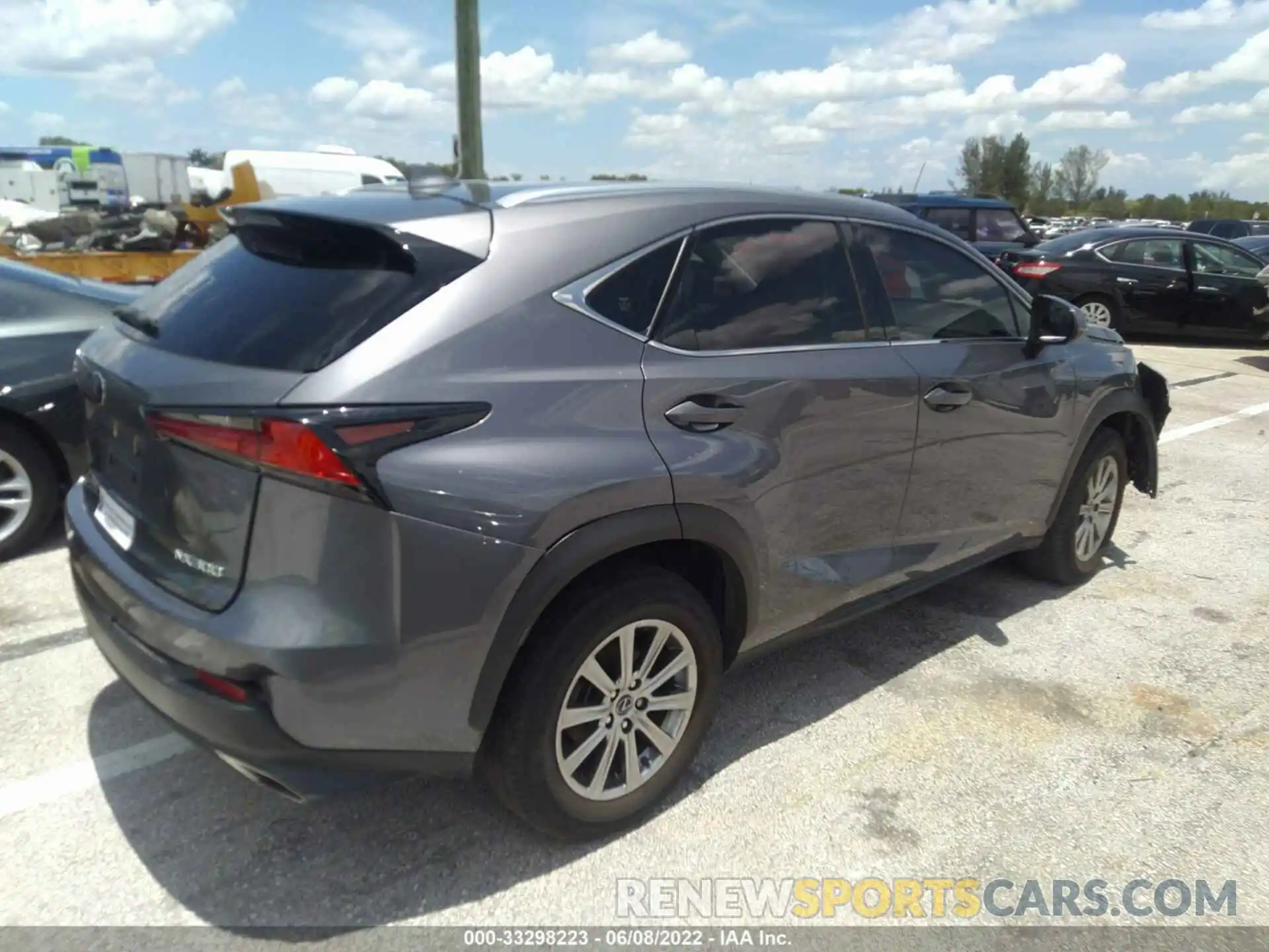 4 Фотография поврежденного автомобиля JTJAARBZ3L2173339 LEXUS NX 2020