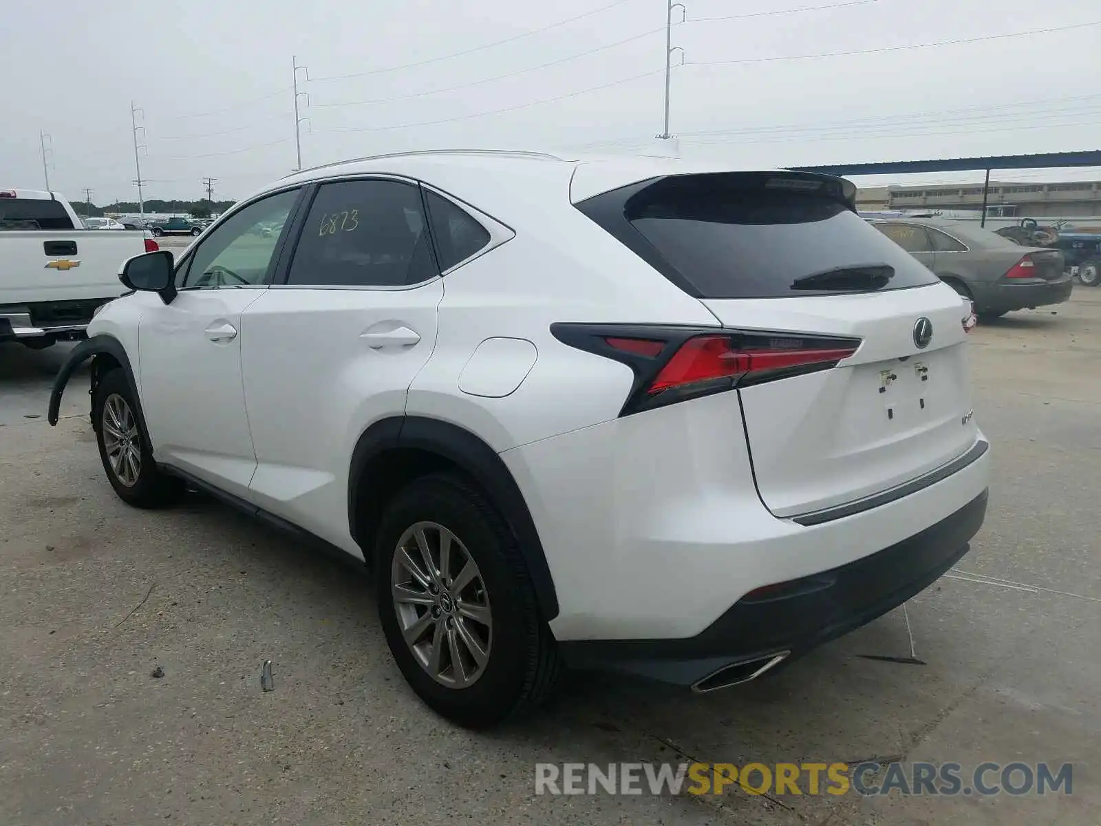 3 Фотография поврежденного автомобиля JTJAARBZ3L5003397 LEXUS NX 2020