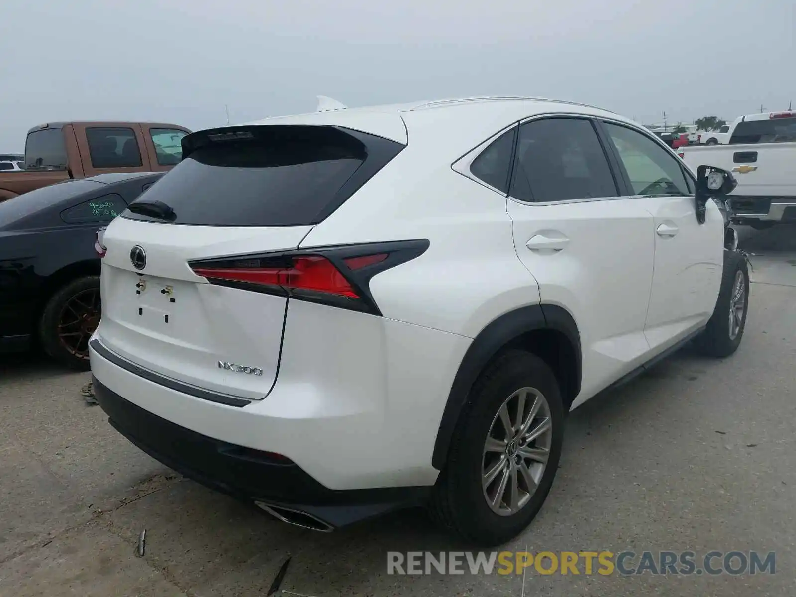 4 Фотография поврежденного автомобиля JTJAARBZ3L5003397 LEXUS NX 2020