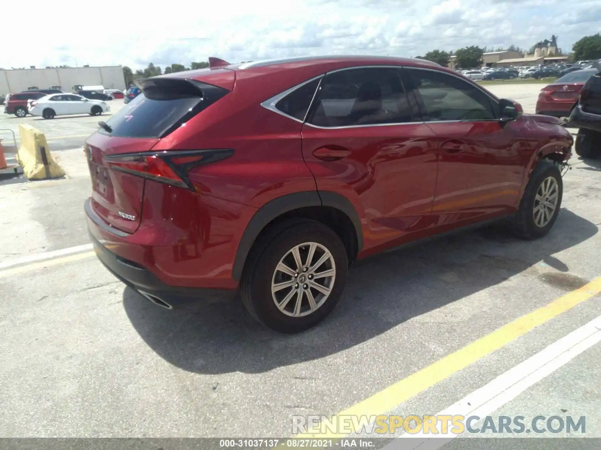 4 Photograph of a damaged car JTJAARBZ3L5003433 LEXUS NX 2020