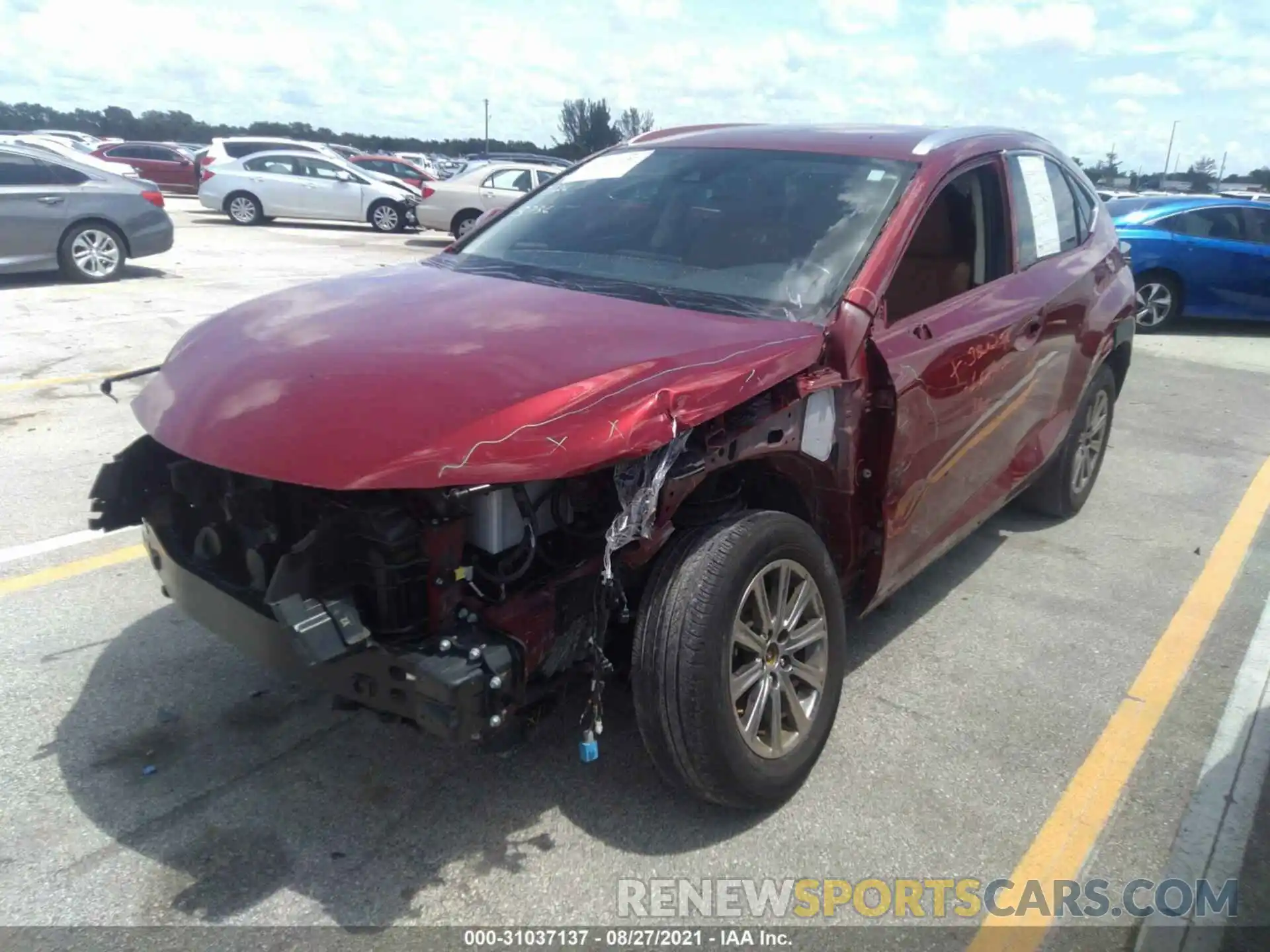 6 Photograph of a damaged car JTJAARBZ3L5003433 LEXUS NX 2020