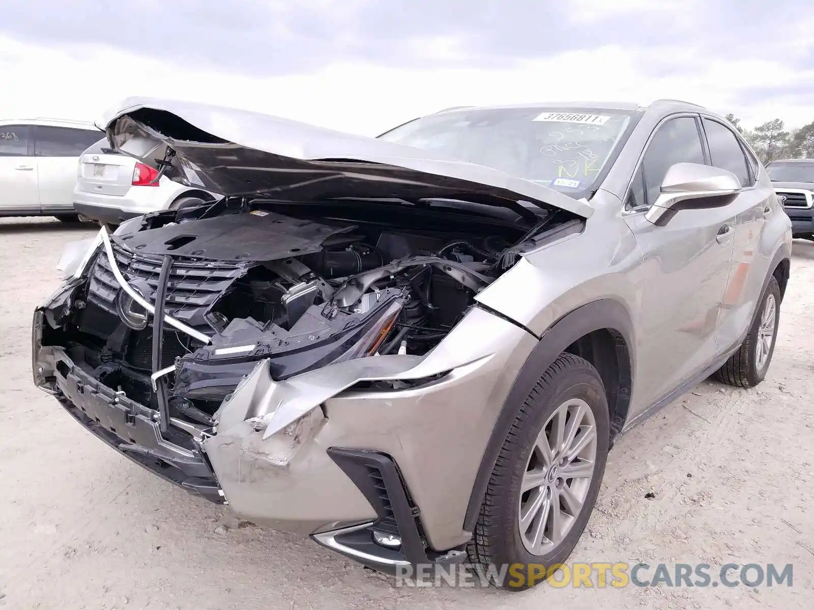 2 Фотография поврежденного автомобиля JTJAARBZ3L5009023 LEXUS NX 2020