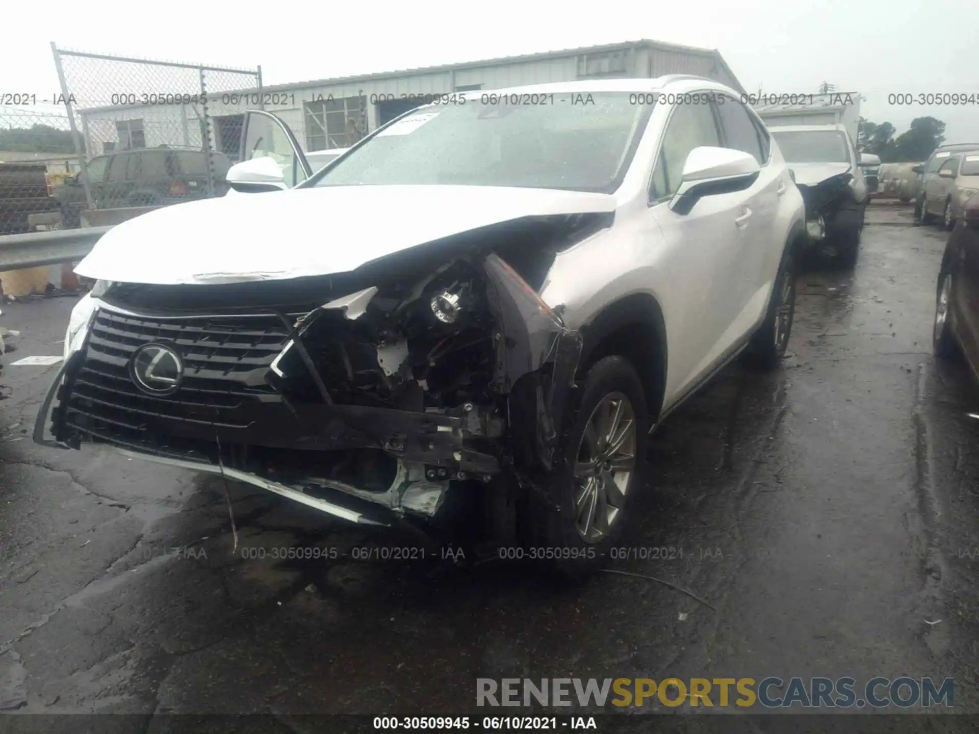 2 Photograph of a damaged car JTJAARBZ3L5012505 LEXUS NX 2020