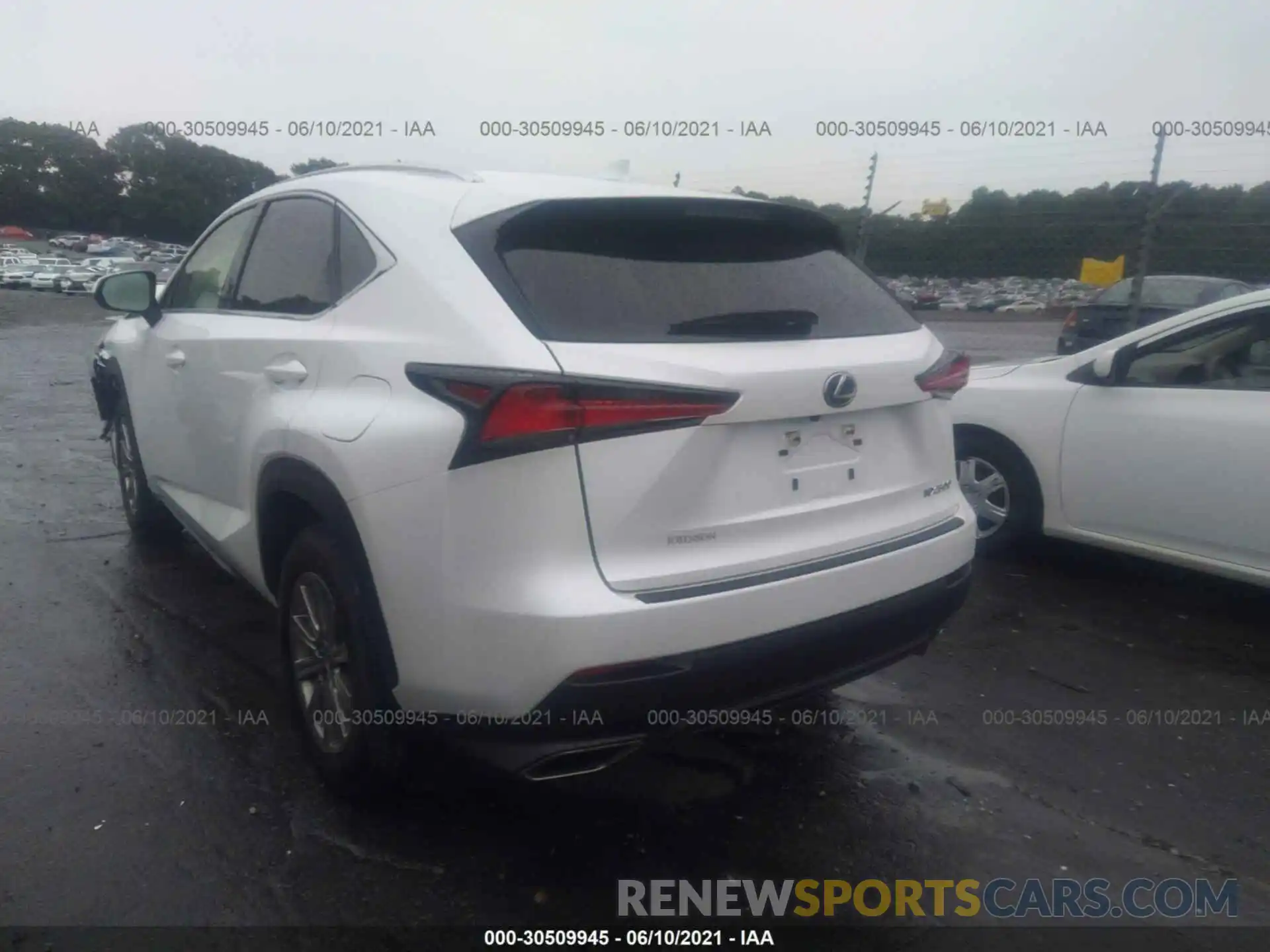 3 Photograph of a damaged car JTJAARBZ3L5012505 LEXUS NX 2020