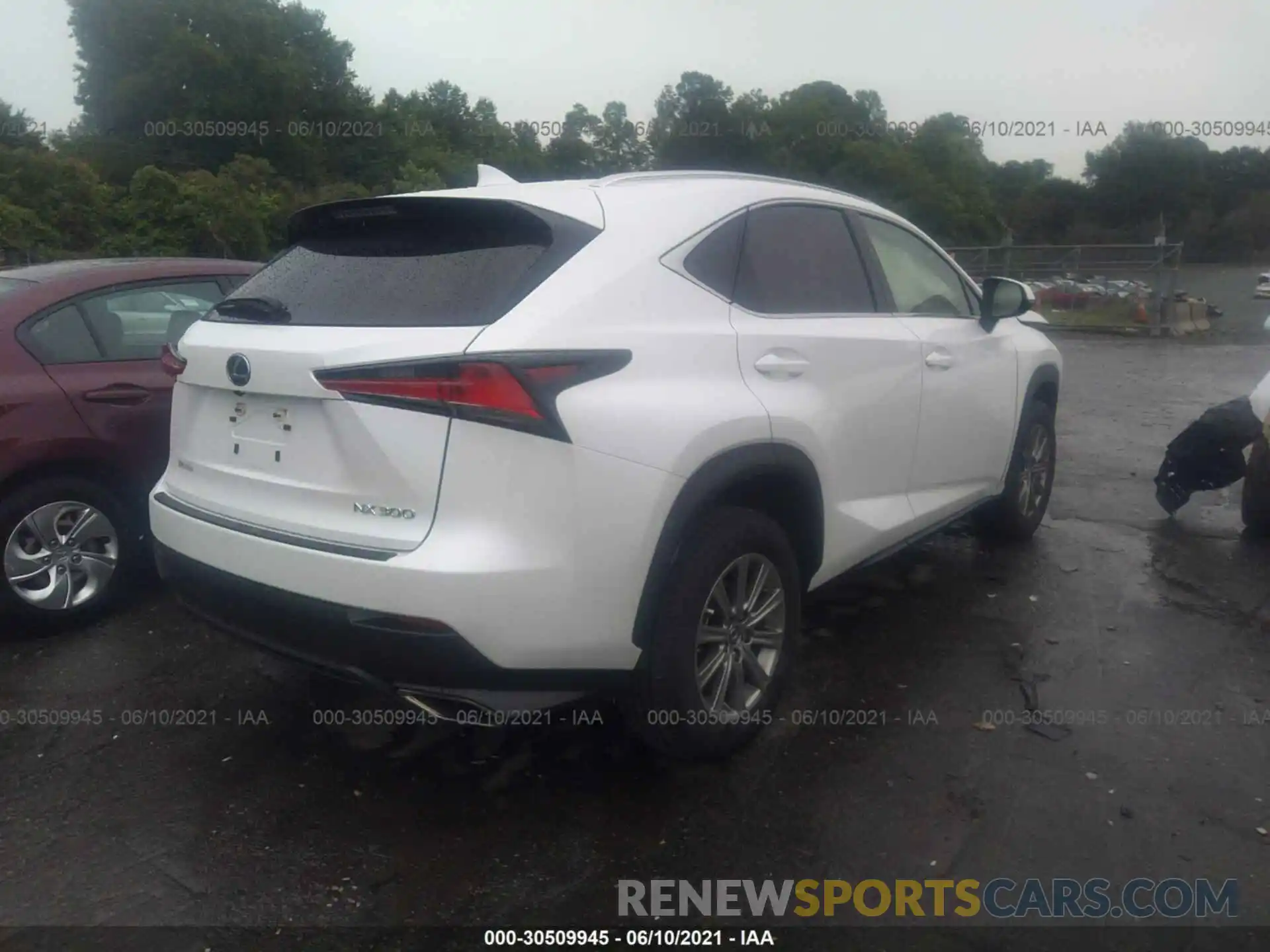 4 Photograph of a damaged car JTJAARBZ3L5012505 LEXUS NX 2020