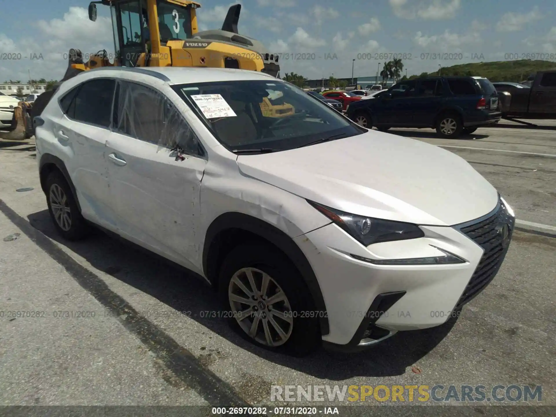 1 Photograph of a damaged car JTJAARBZ4L5000525 LEXUS NX 2020