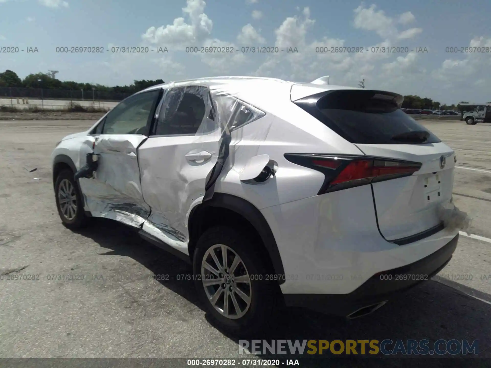 3 Photograph of a damaged car JTJAARBZ4L5000525 LEXUS NX 2020