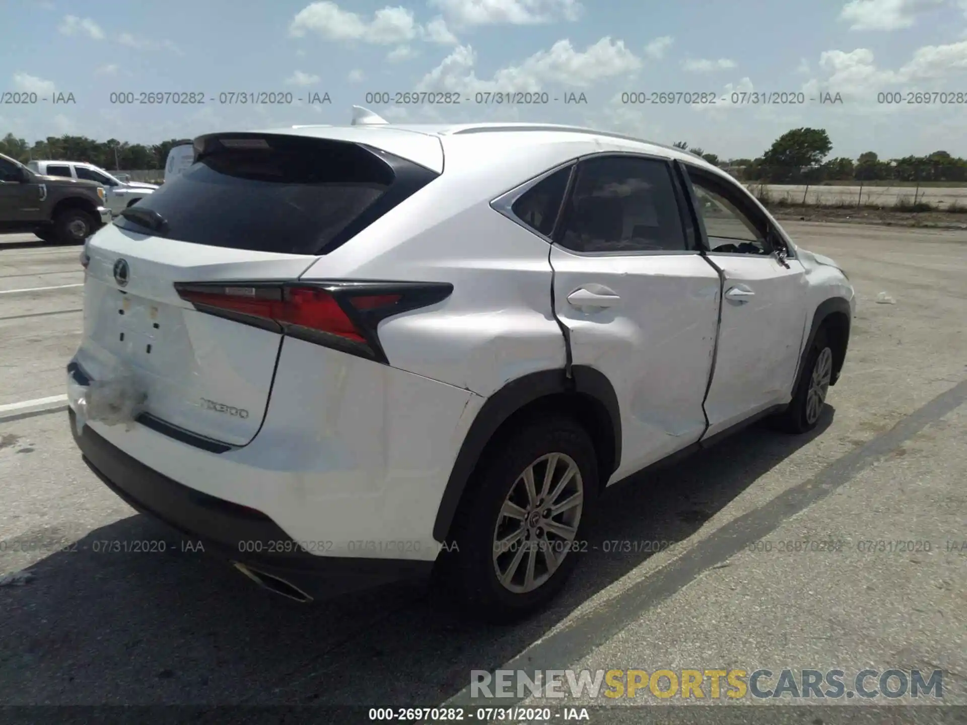 4 Фотография поврежденного автомобиля JTJAARBZ4L5000525 LEXUS NX 2020