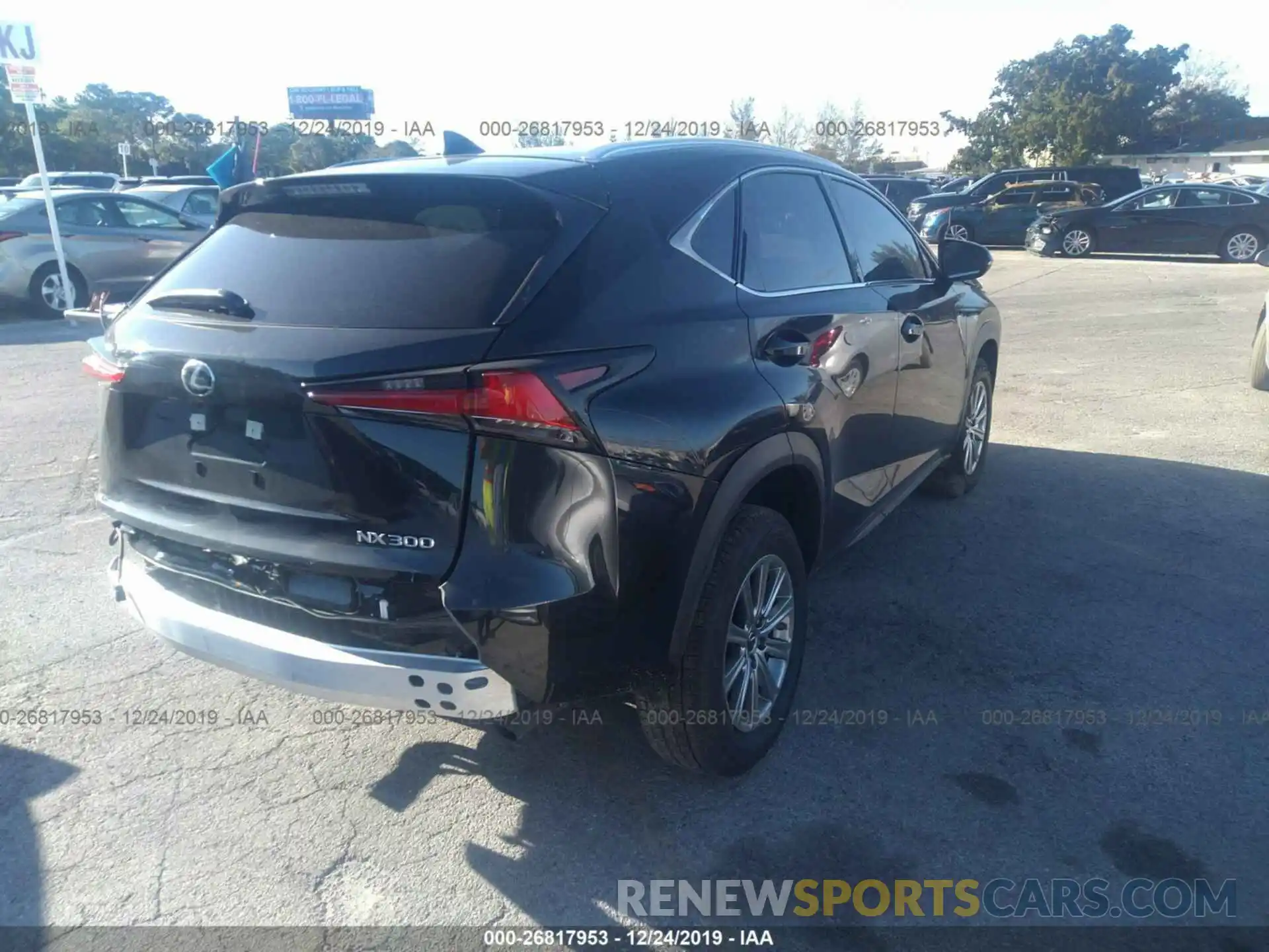 4 Фотография поврежденного автомобиля JTJAARBZ4L5004011 LEXUS NX 2020