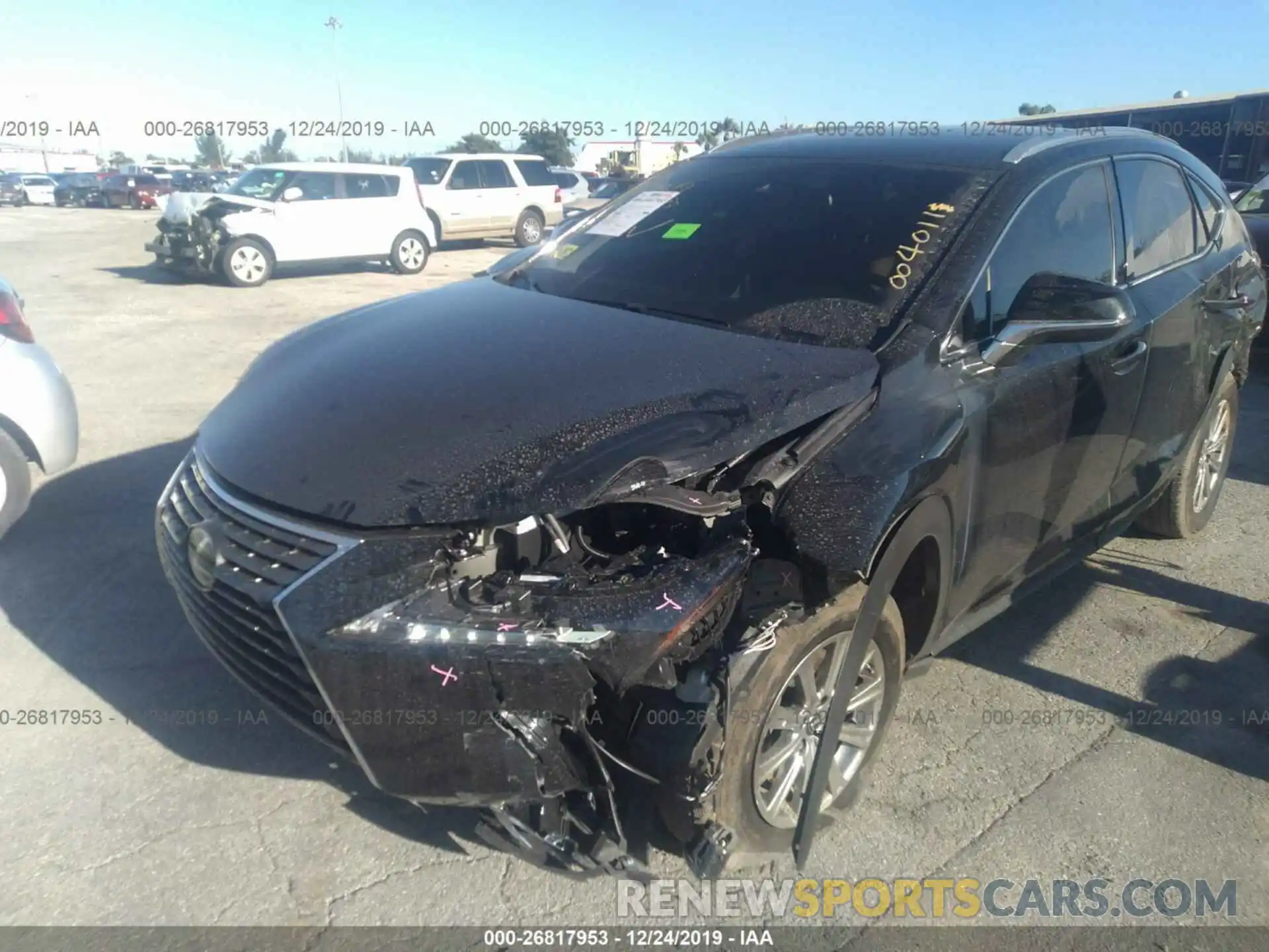 6 Фотография поврежденного автомобиля JTJAARBZ4L5004011 LEXUS NX 2020