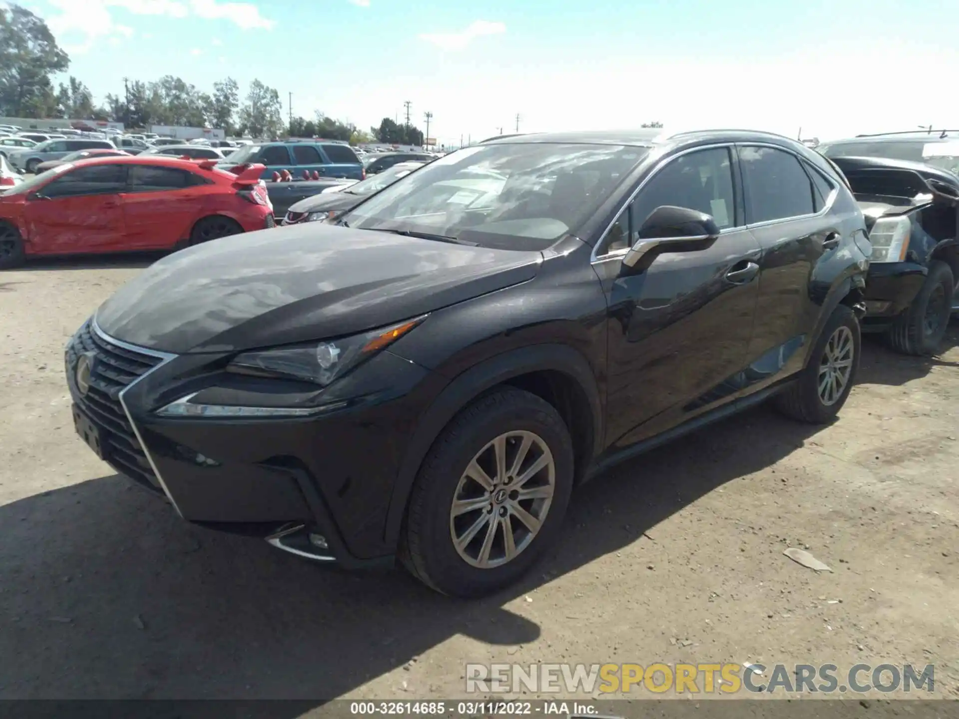 2 Фотография поврежденного автомобиля JTJAARBZ5L2162830 LEXUS NX 2020