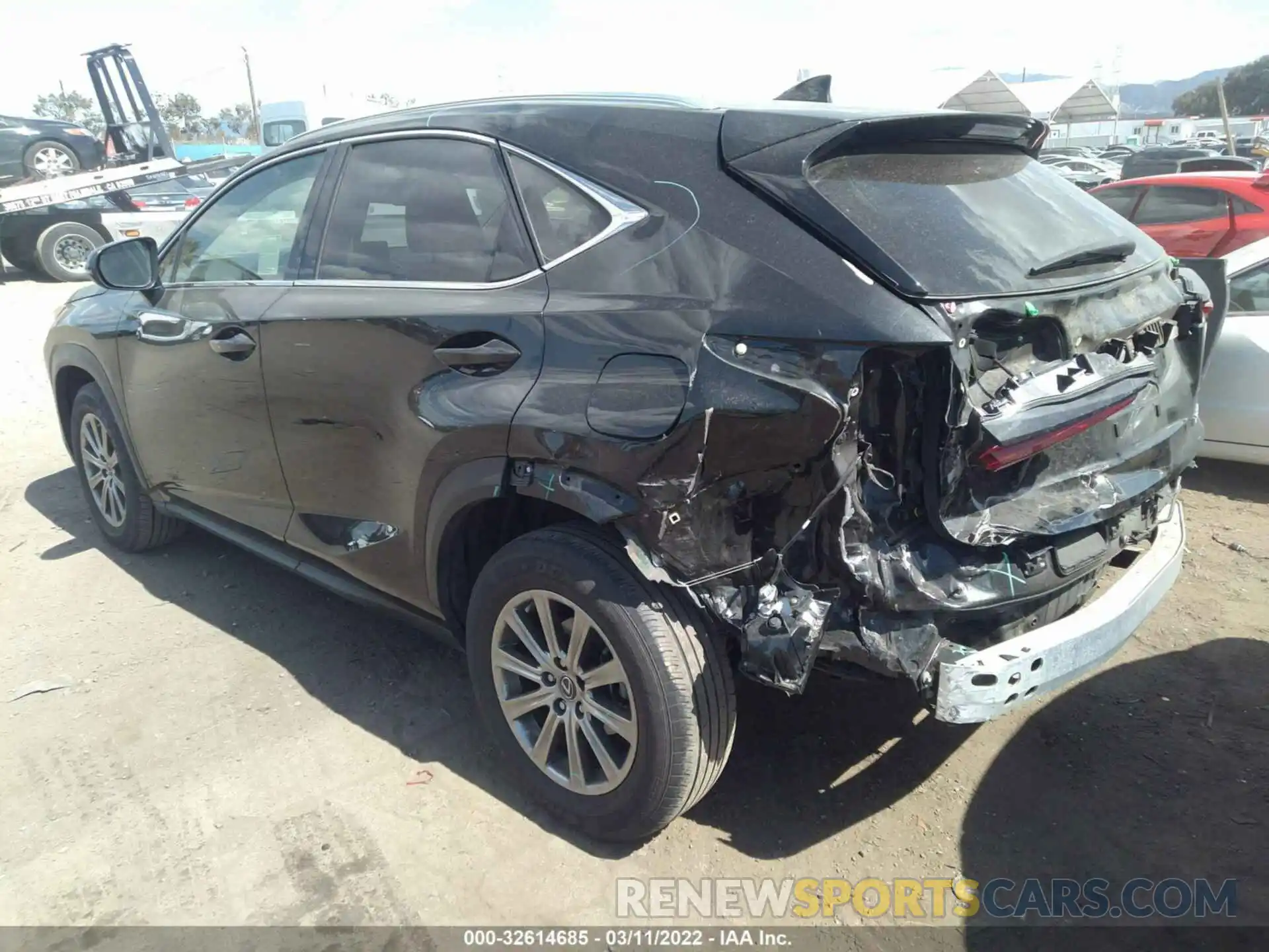 3 Photograph of a damaged car JTJAARBZ5L2162830 LEXUS NX 2020