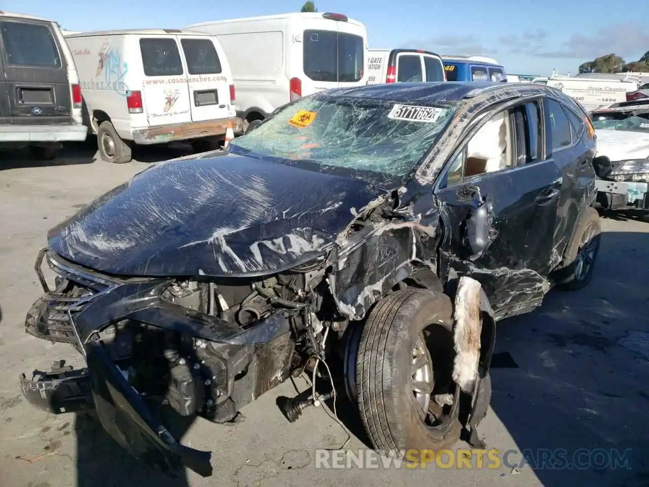 2 Photograph of a damaged car JTJAARBZ5L2178266 LEXUS NX 2020