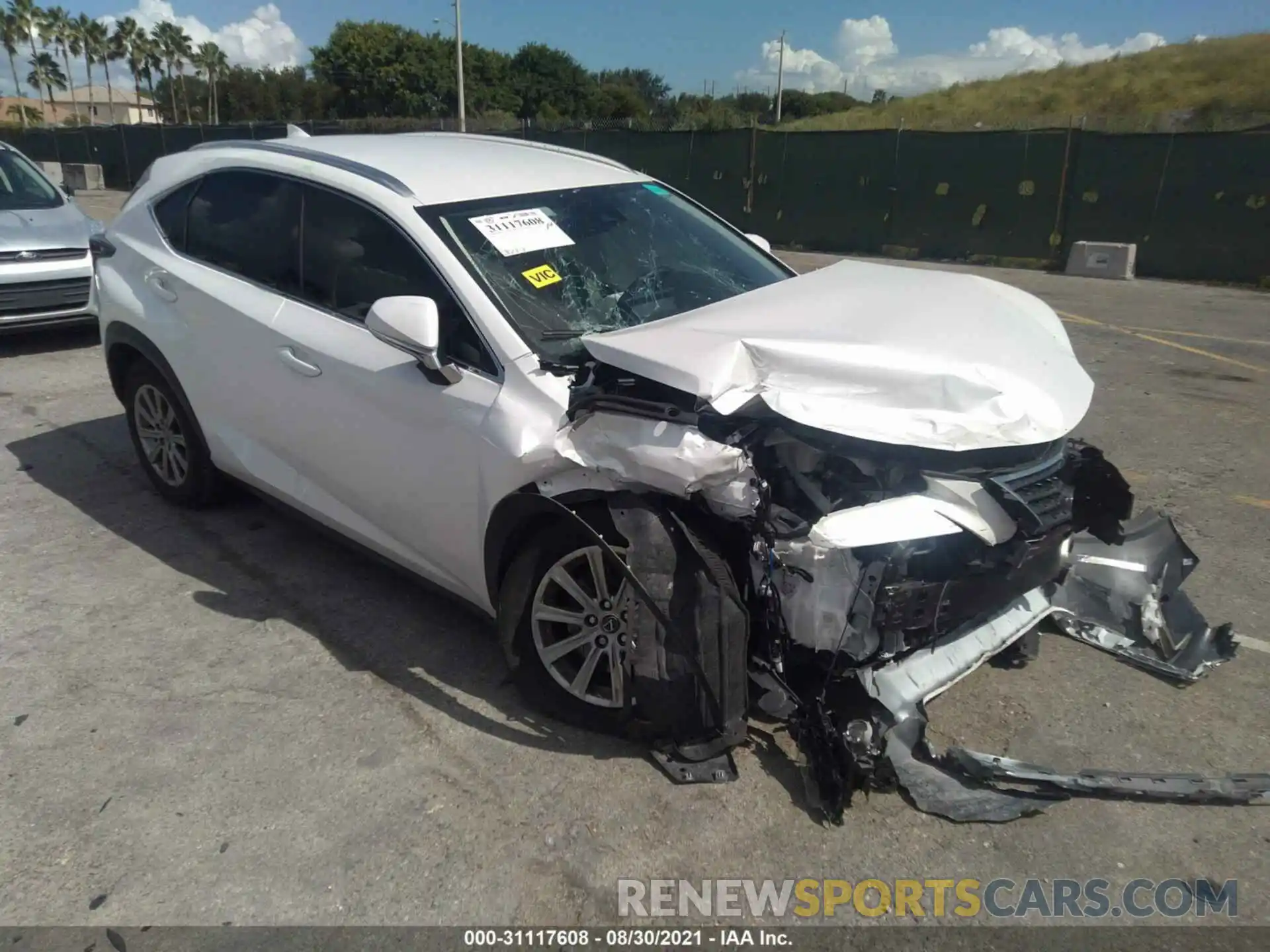 1 Photograph of a damaged car JTJAARBZ5L5015373 LEXUS NX 2020