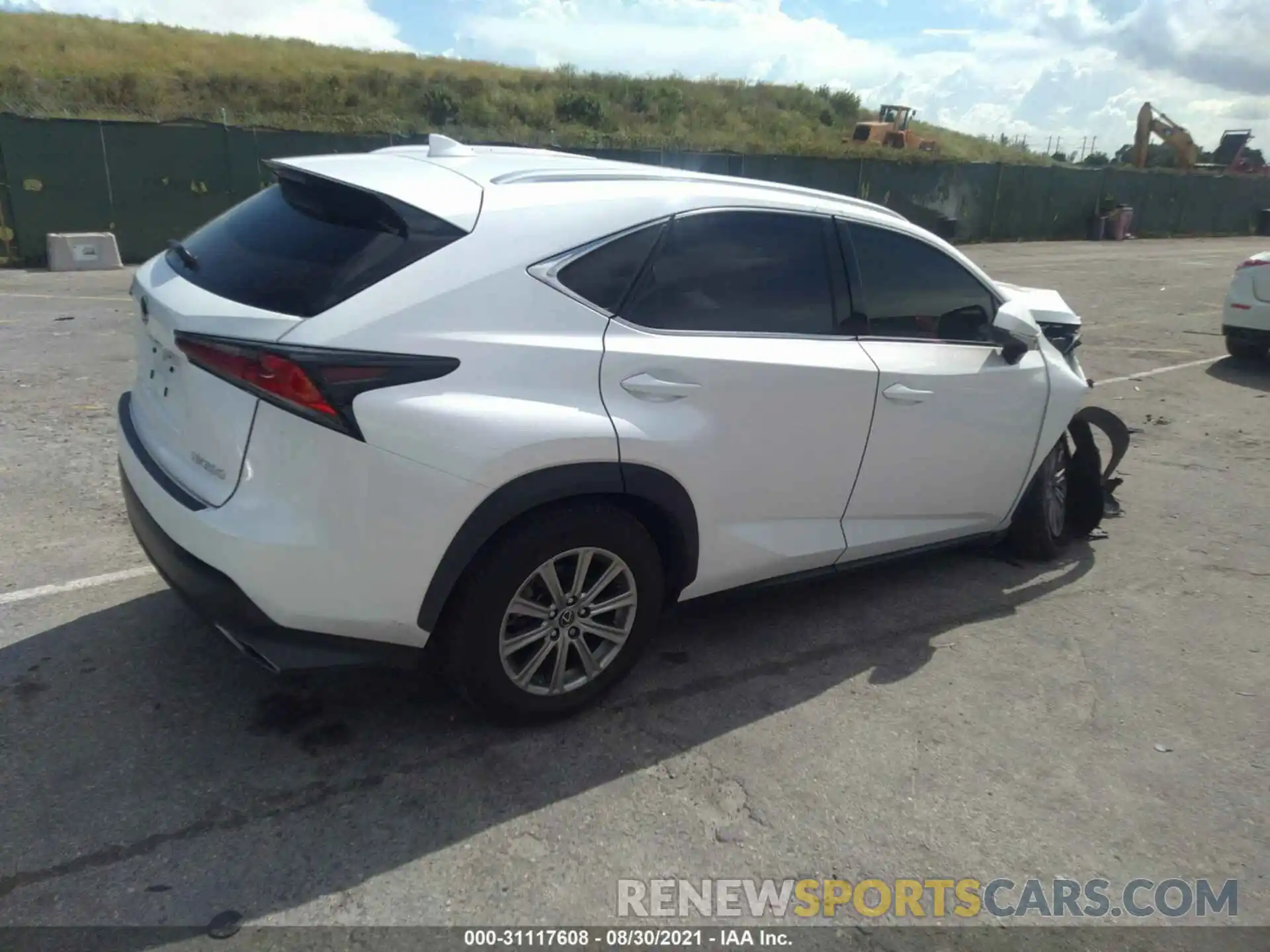 4 Фотография поврежденного автомобиля JTJAARBZ5L5015373 LEXUS NX 2020