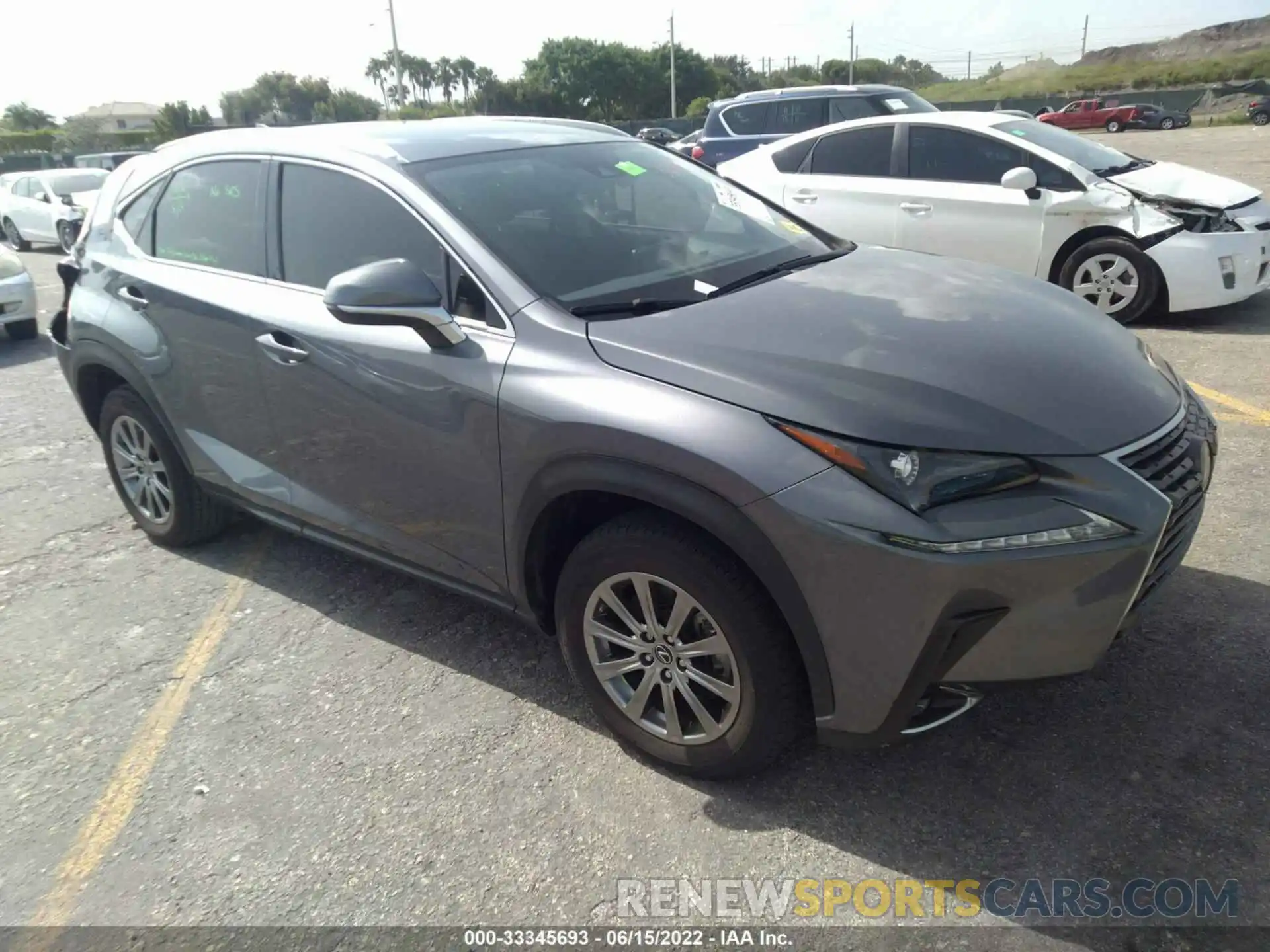 1 Photograph of a damaged car JTJAARBZ6L2161735 LEXUS NX 2020