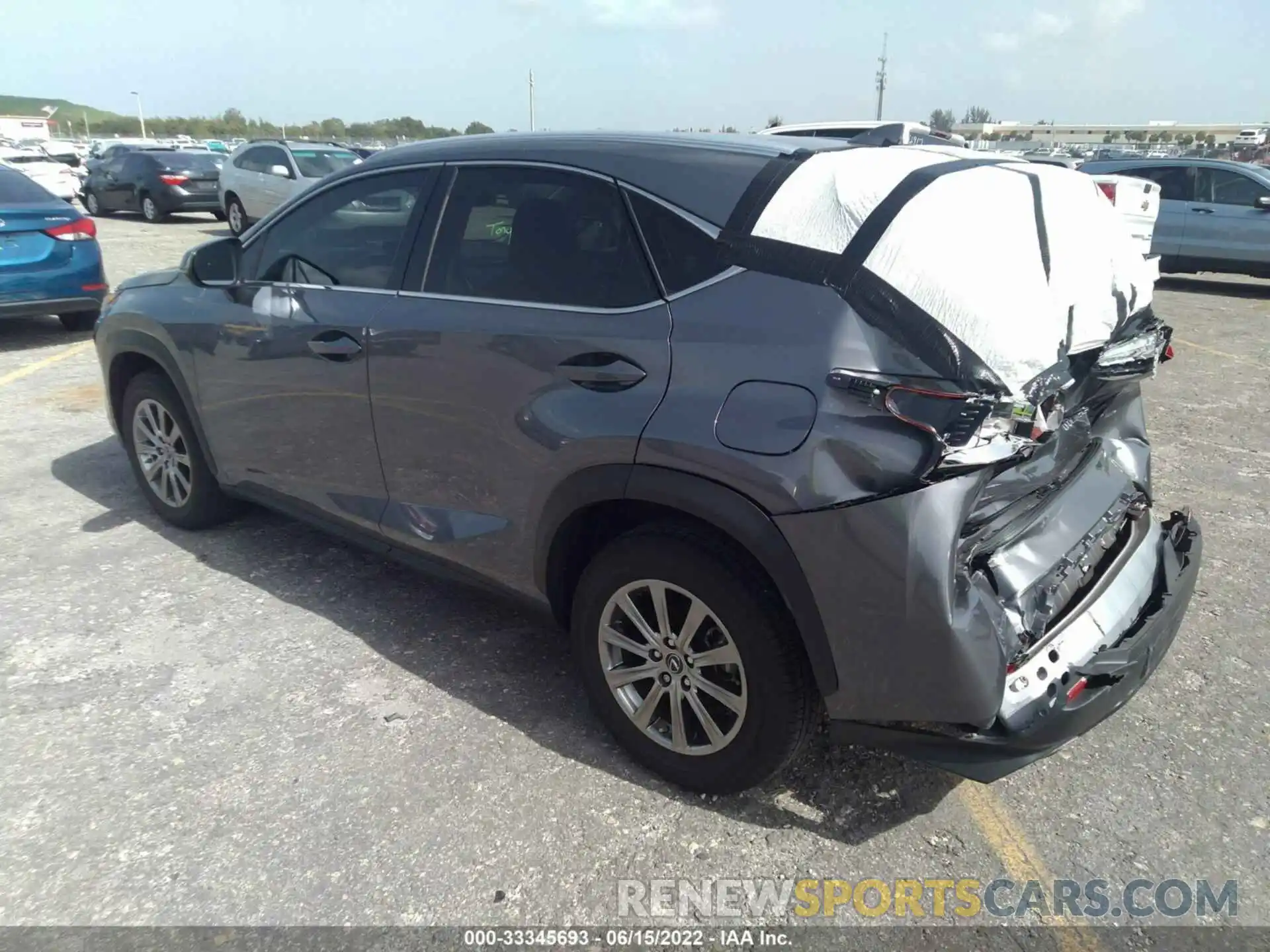 3 Photograph of a damaged car JTJAARBZ6L2161735 LEXUS NX 2020