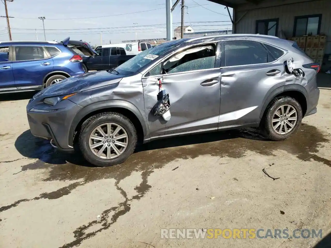 1 Photograph of a damaged car JTJAARBZ6L2165655 LEXUS NX 2020